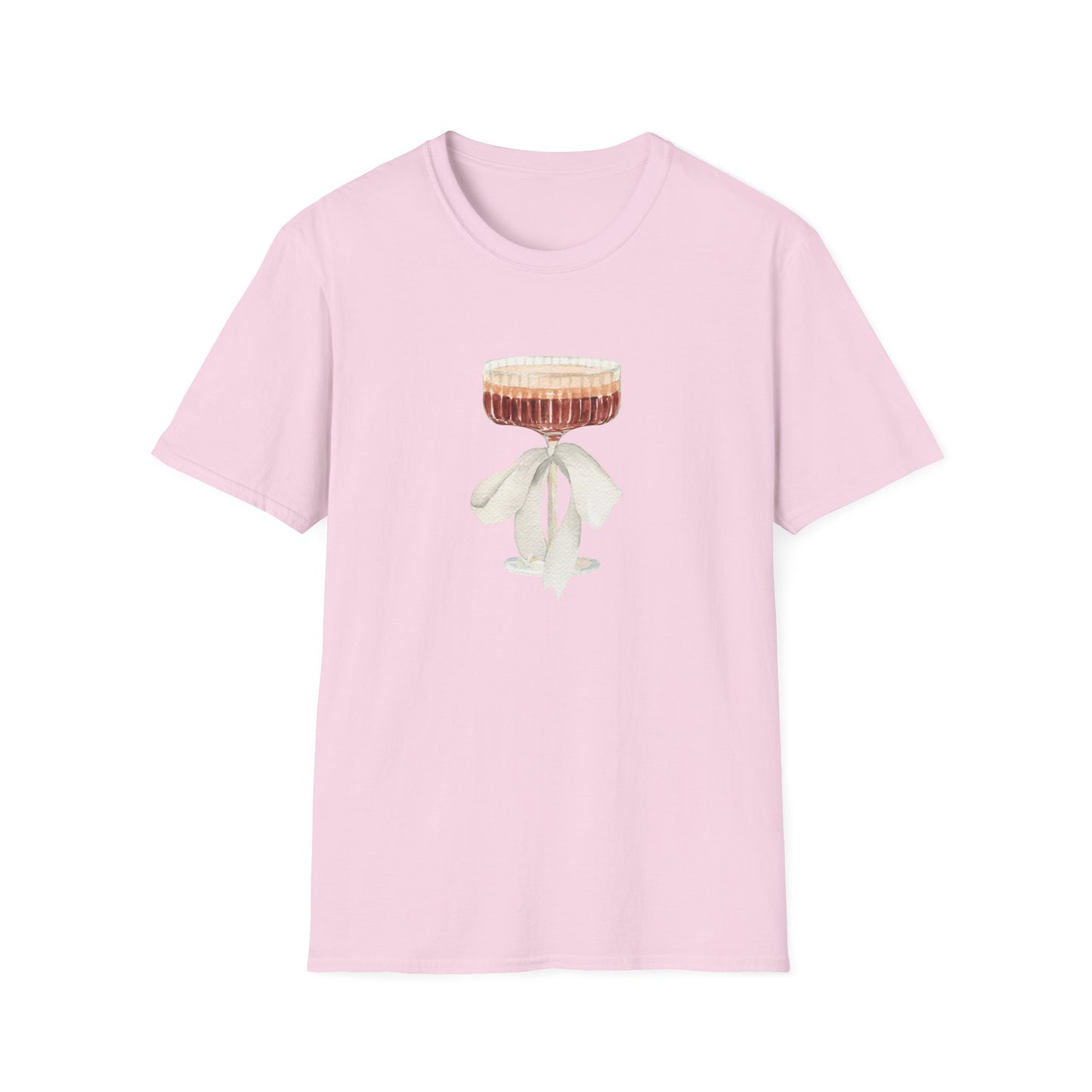 Espresso Martini Coquette Bow Softstyle T-Shirt - Latchkey