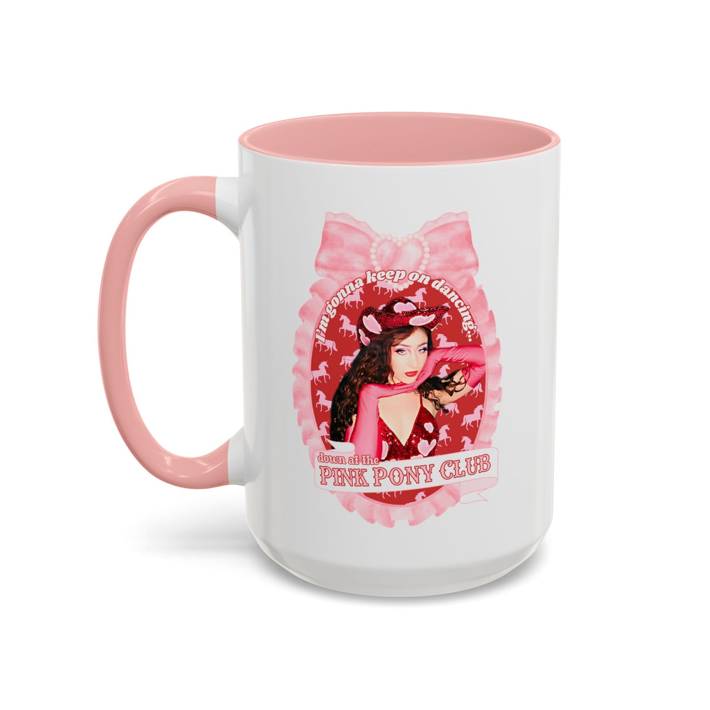 Coffee Mug - Pink Pony Club Lyrics (11 or 15oz) - Latchkey