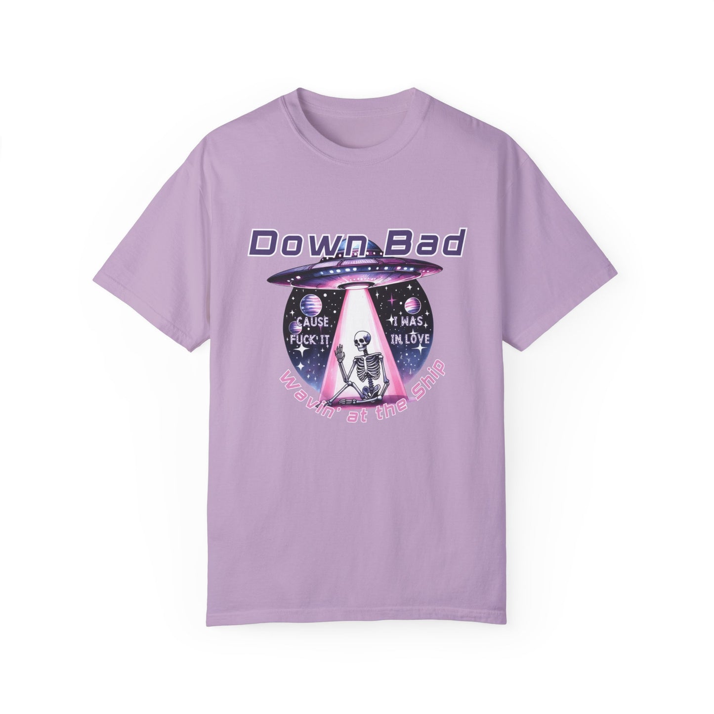 Down Bad Waving at the Ship Garment-Dyed T-shirt - Latchkey
