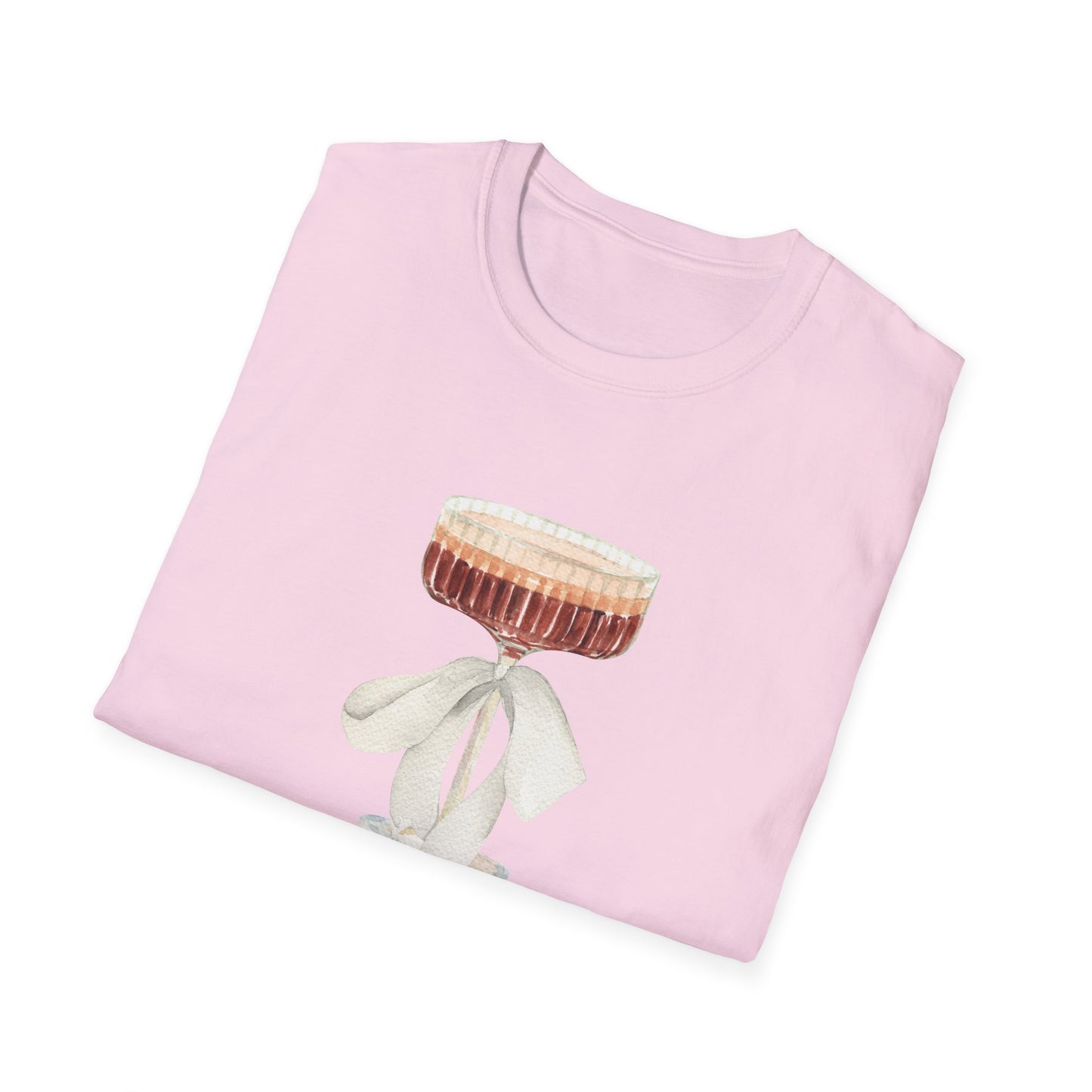 Espresso Martini Coquette Bow Softstyle T-Shirt - Latchkey