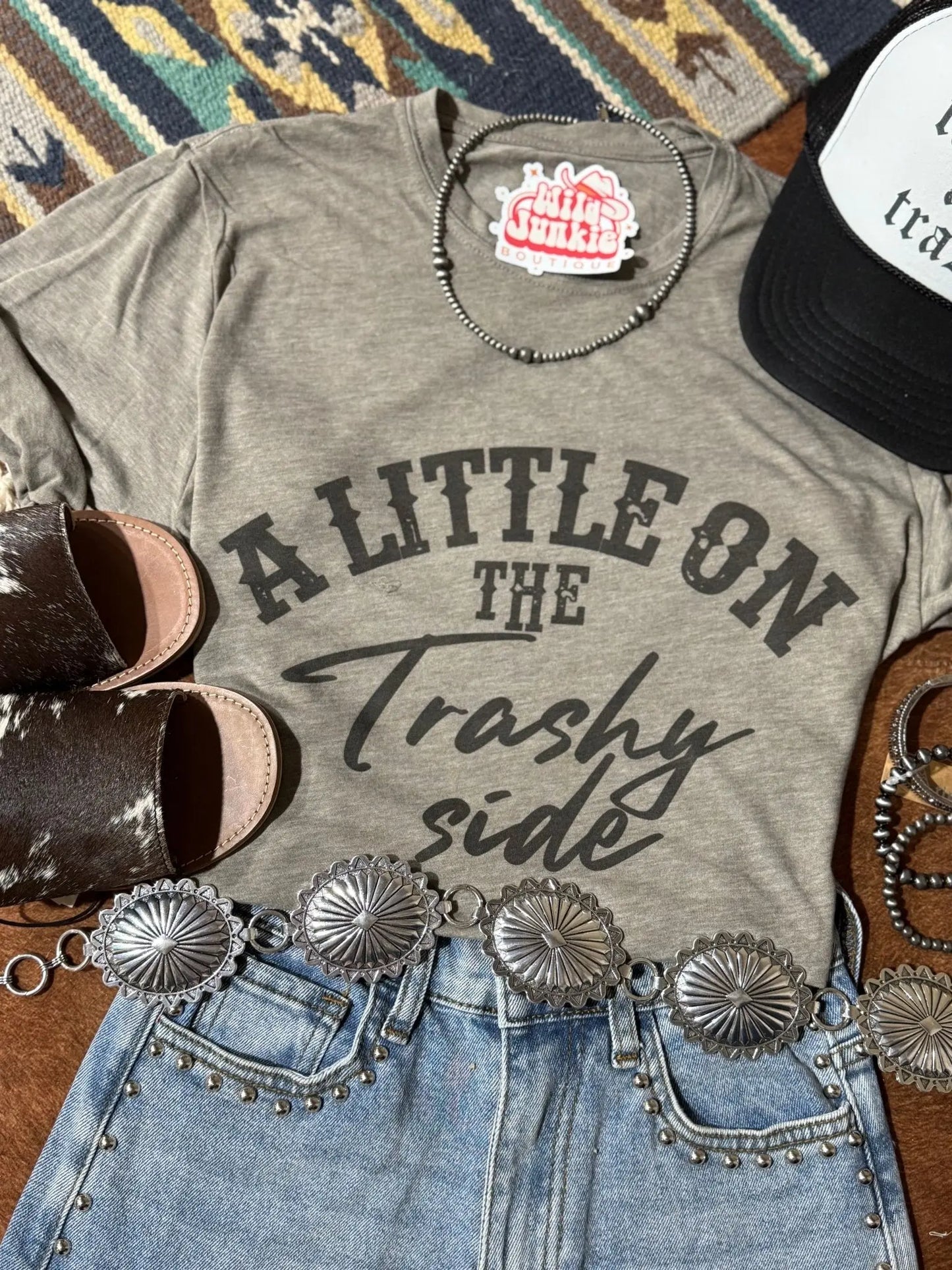 A Little On The Trashy Side Graphic Tee Wild Junkie