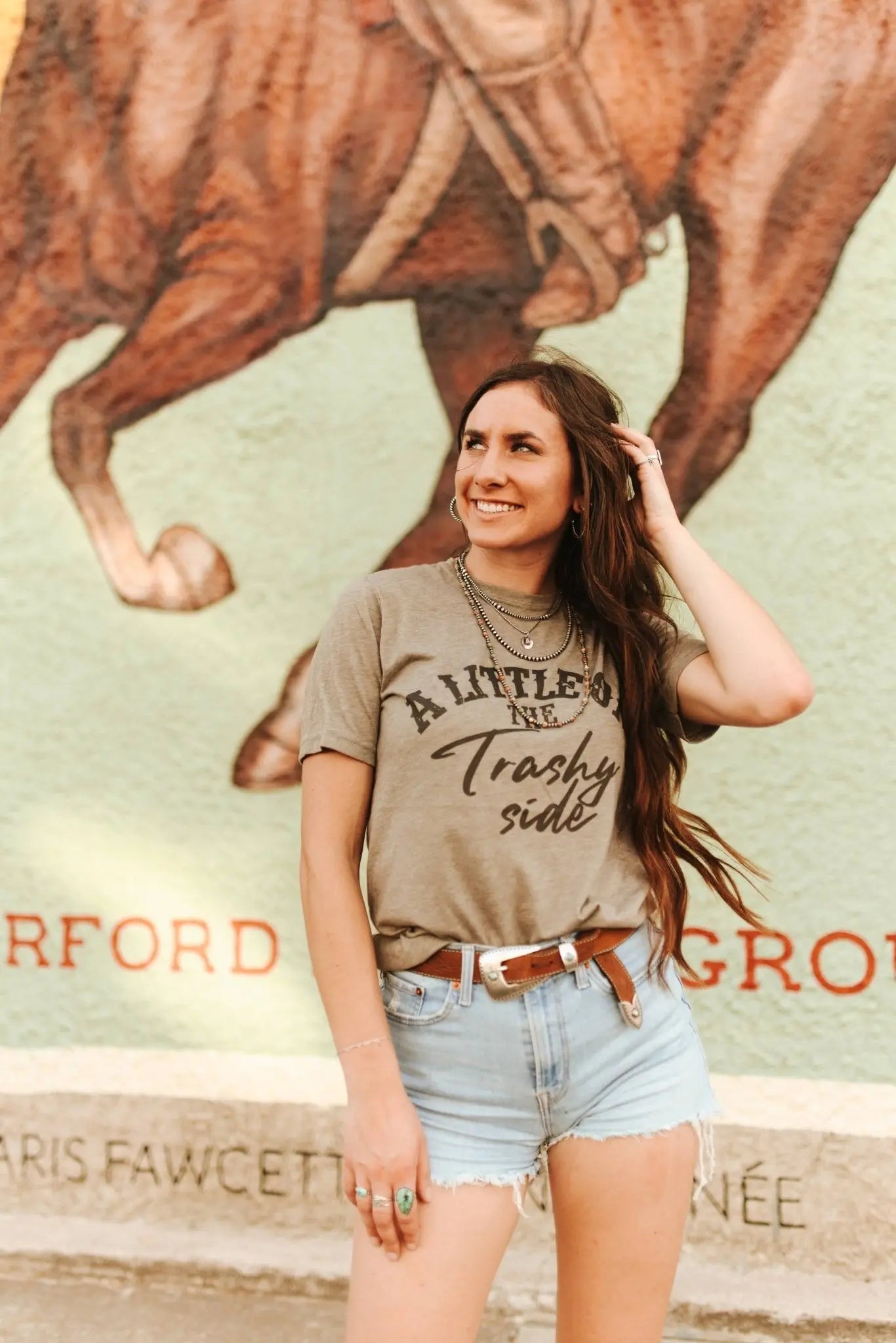 A Little On The Trashy Side Graphic Tee Wild Junkie