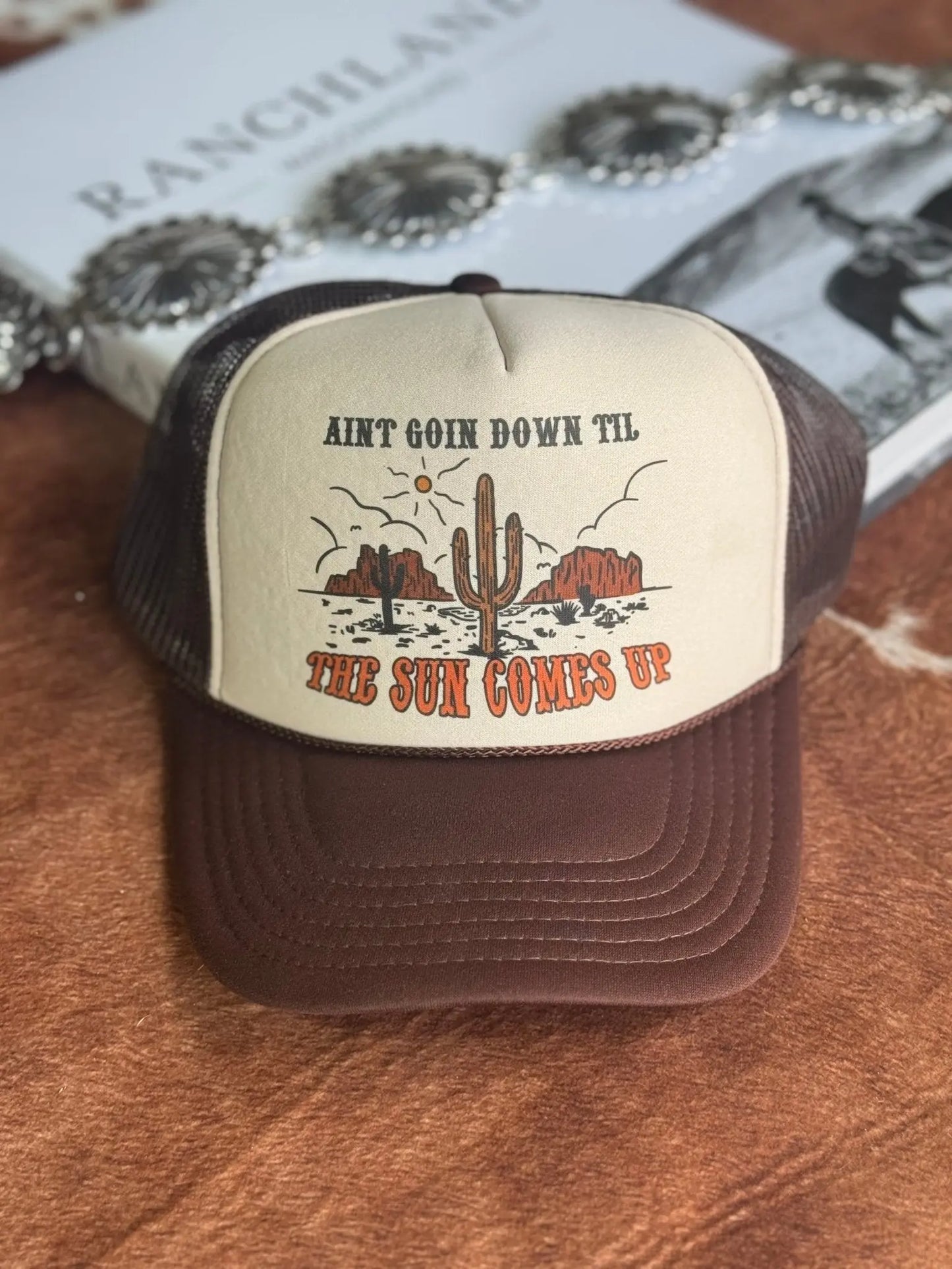 Ain't Going Down Trucker Hat Wild Junkie