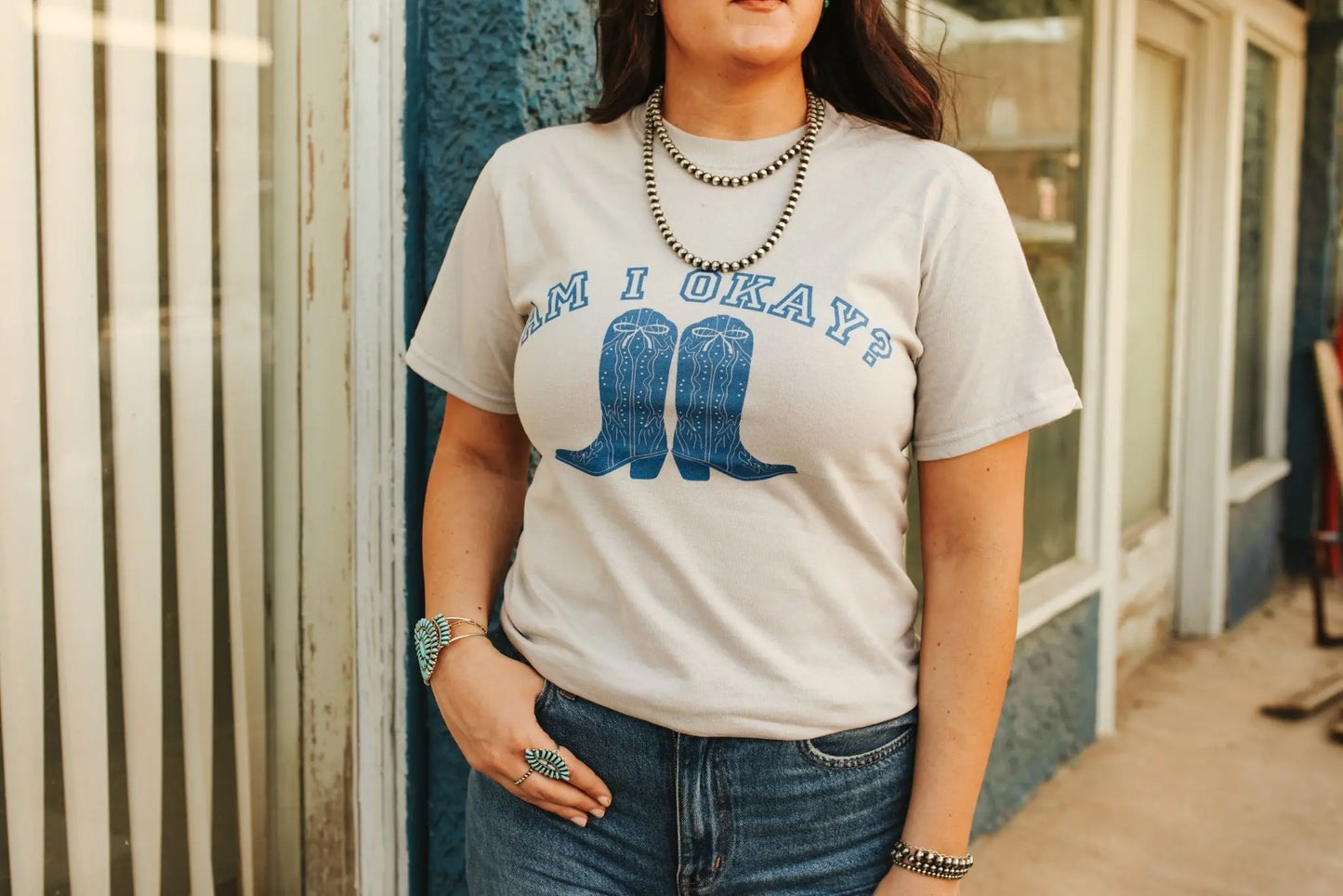 Am I Okay Graphic Tee Wild Junkie