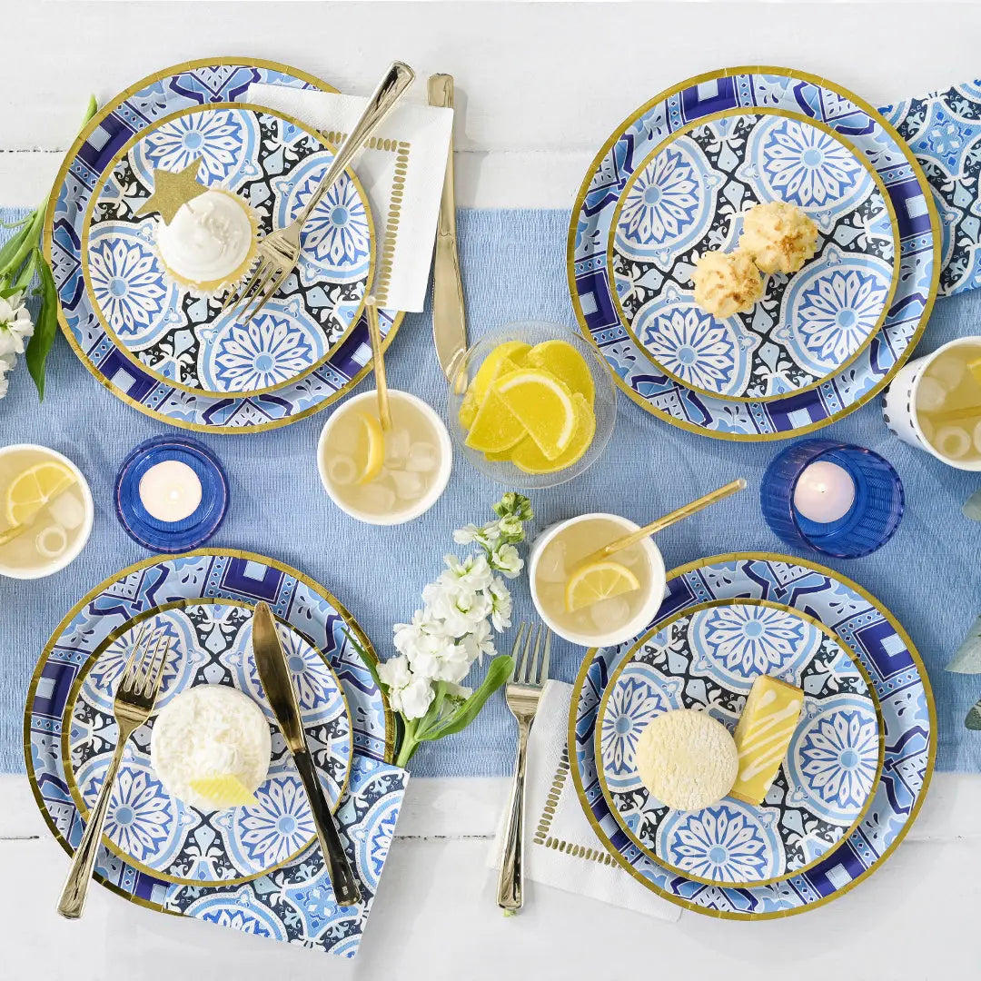 Amalfi Blues Small Plates (10 per pack) Coterie
