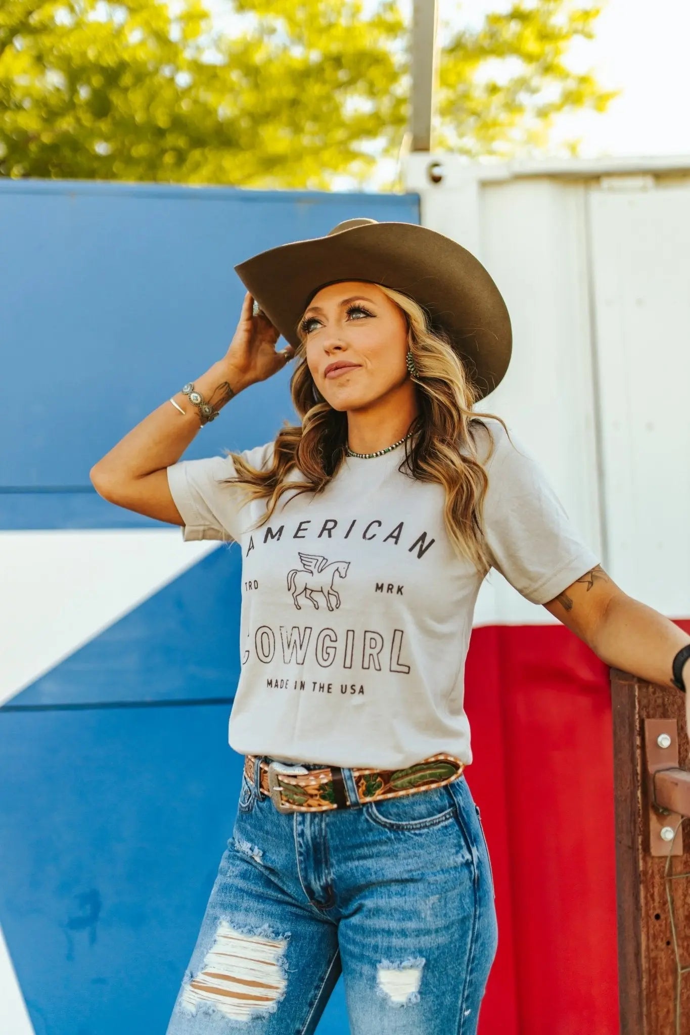 American Cowgirl Graphic Tee Wild Junkie