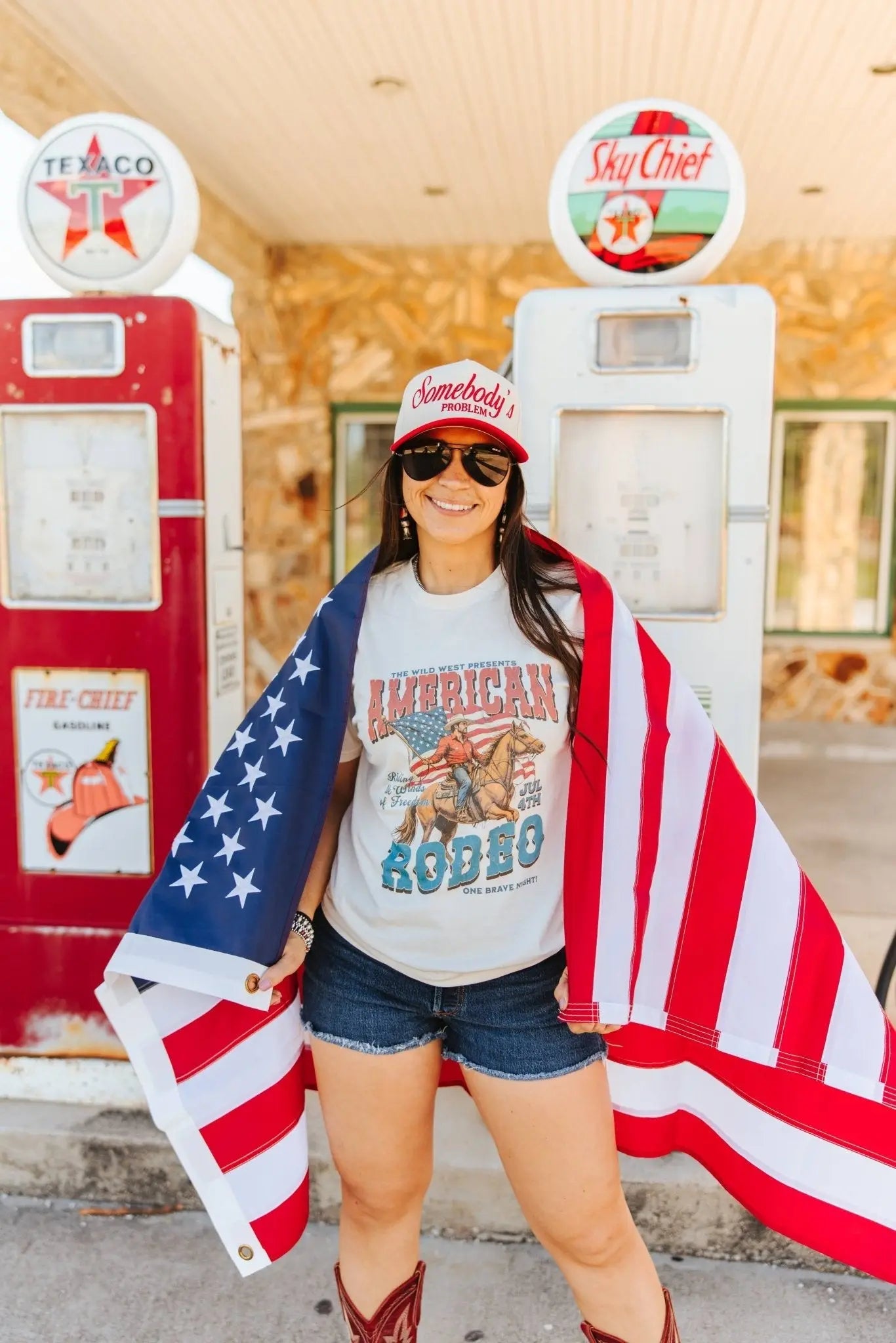 American Rodeo 4th July Graphic Tee Wild Junkie