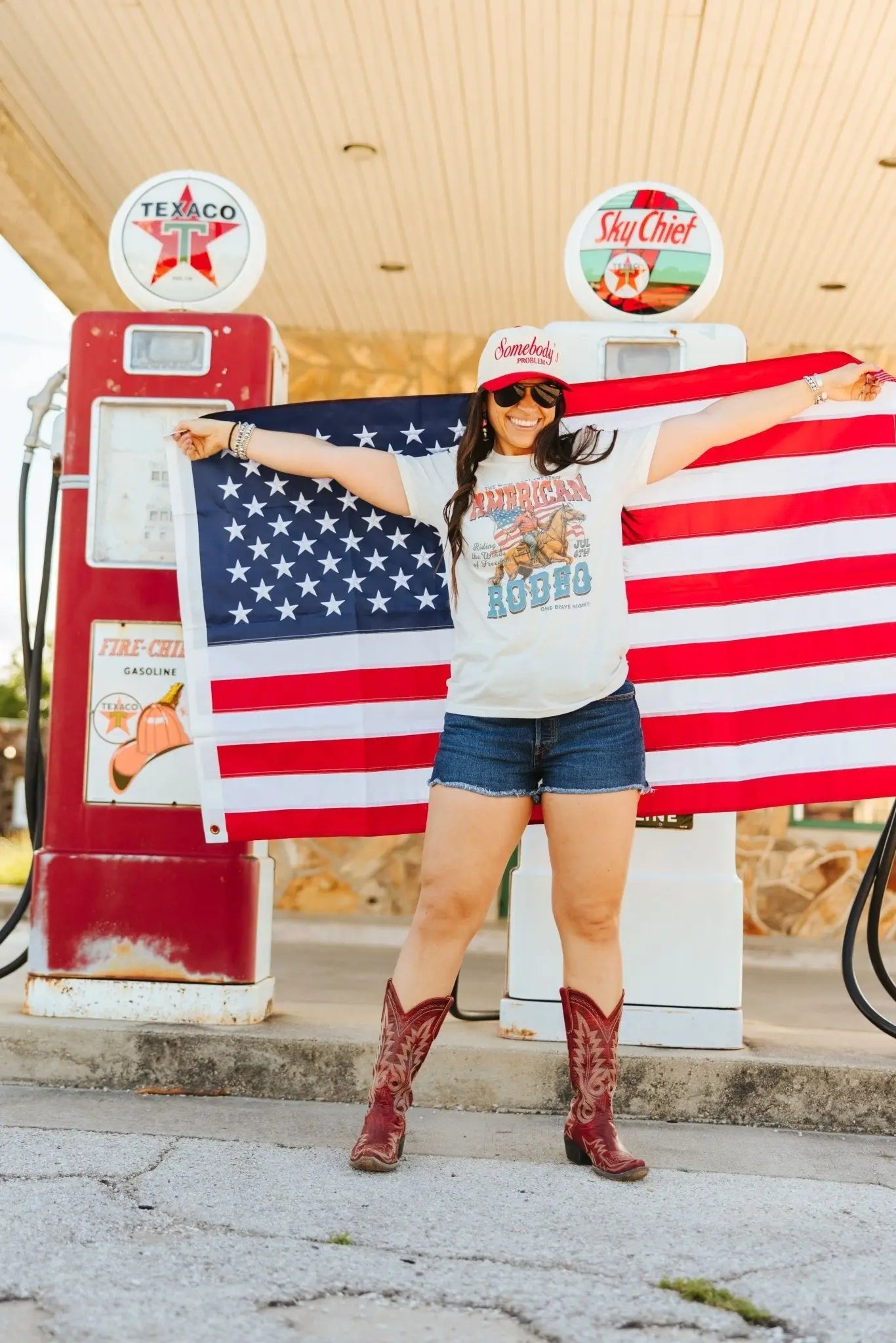 American Rodeo 4th July Graphic Tee Wild Junkie