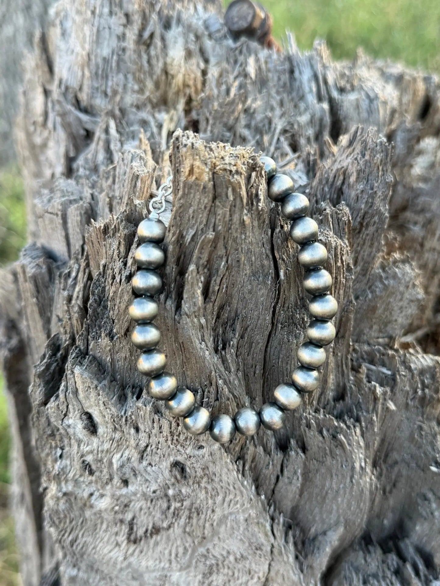 Authentic Silver Pearl Bracelet Wild Junkie