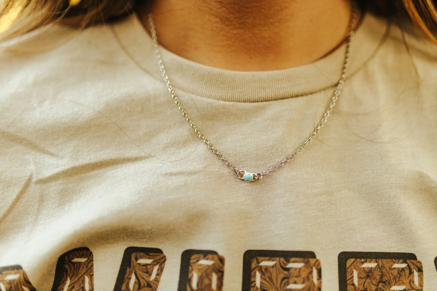 Authentic Turquoise Stone Necklace Wild Junkie