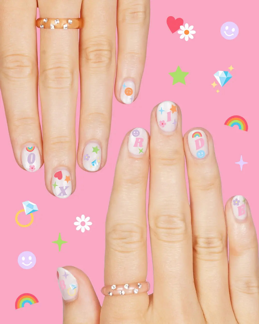 Bach'd Up Nail Stickers - 980 nail stickers xo, Fetti