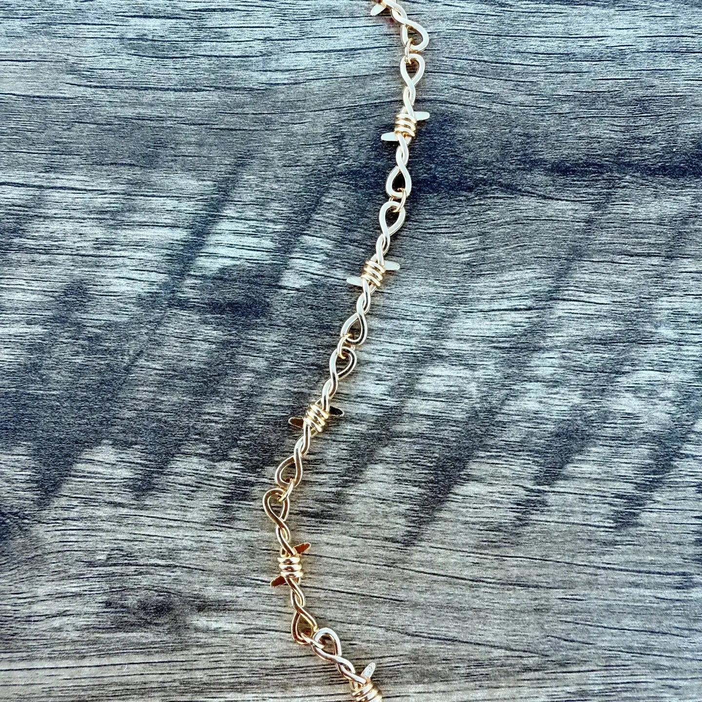 Barbed Wire Hat Chain Wild Junkie