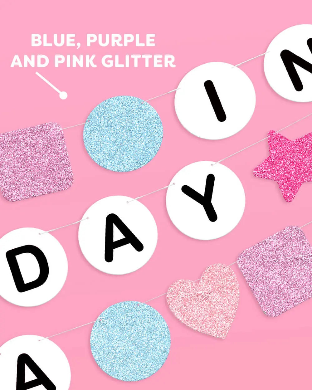 Bday Era Banner - friendship bracelet banner xo, Fetti