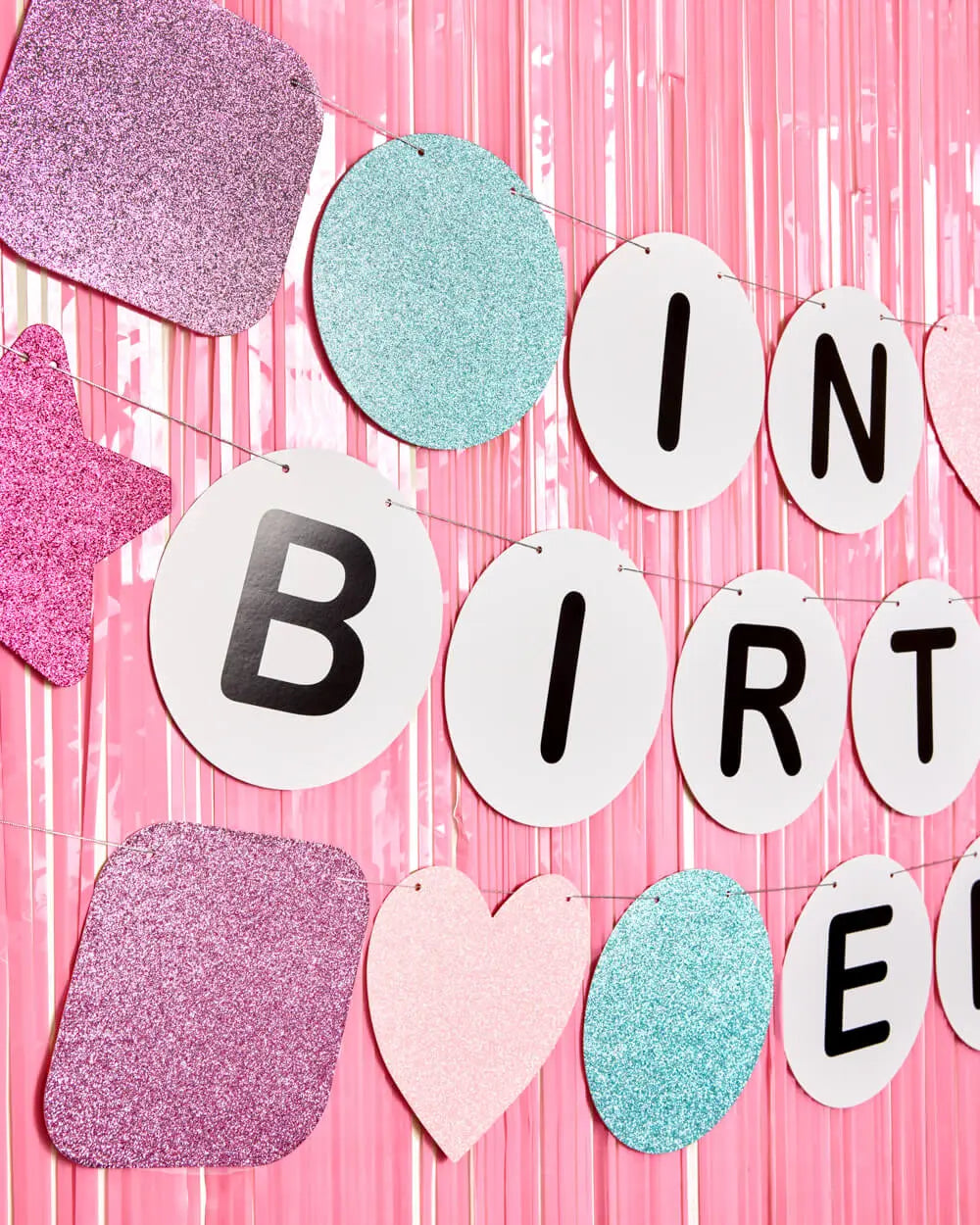 Bday Era Banner - friendship bracelet banner xo, Fetti
