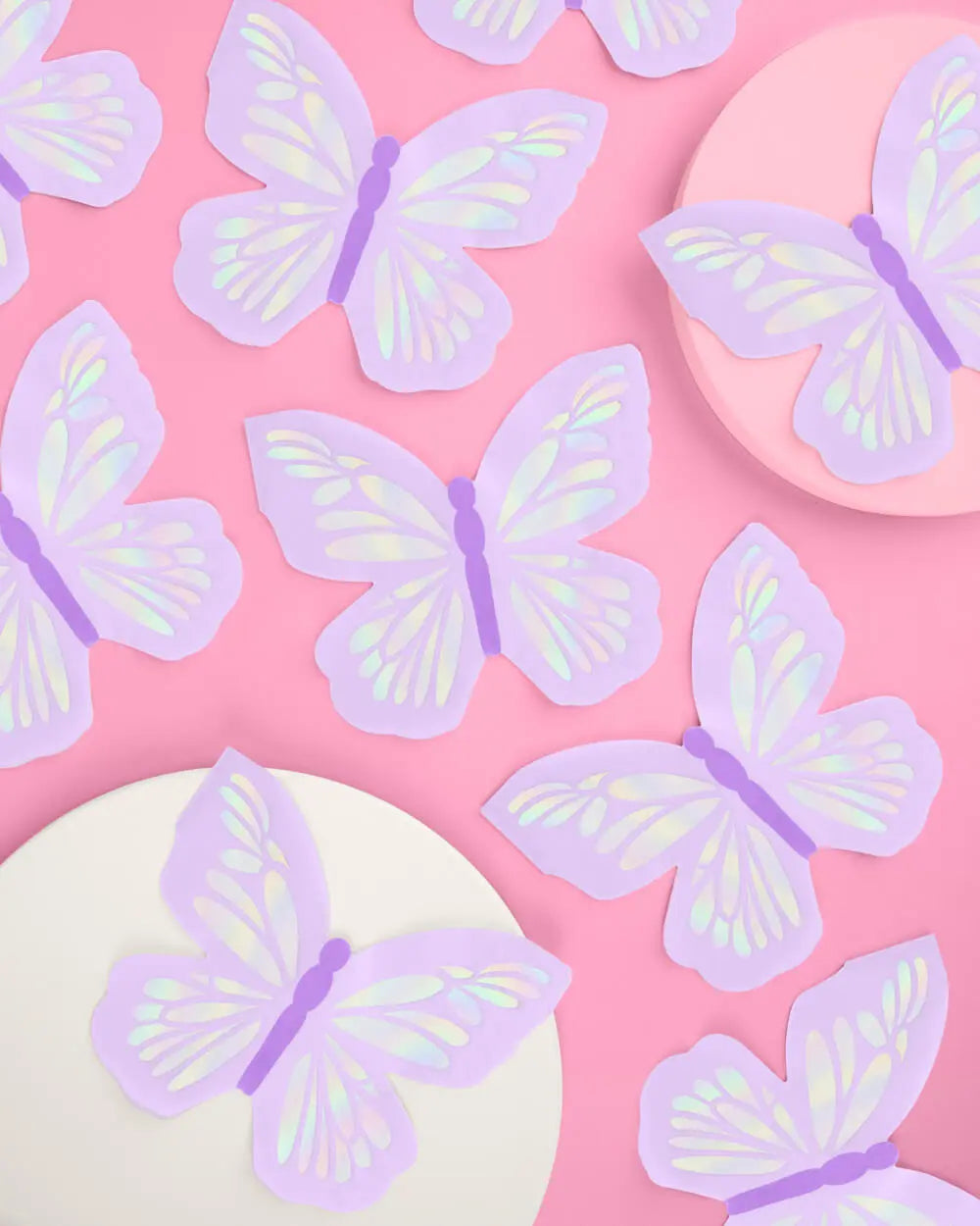 Butterfly Napkins - 25 foil napkins xo, Fetti