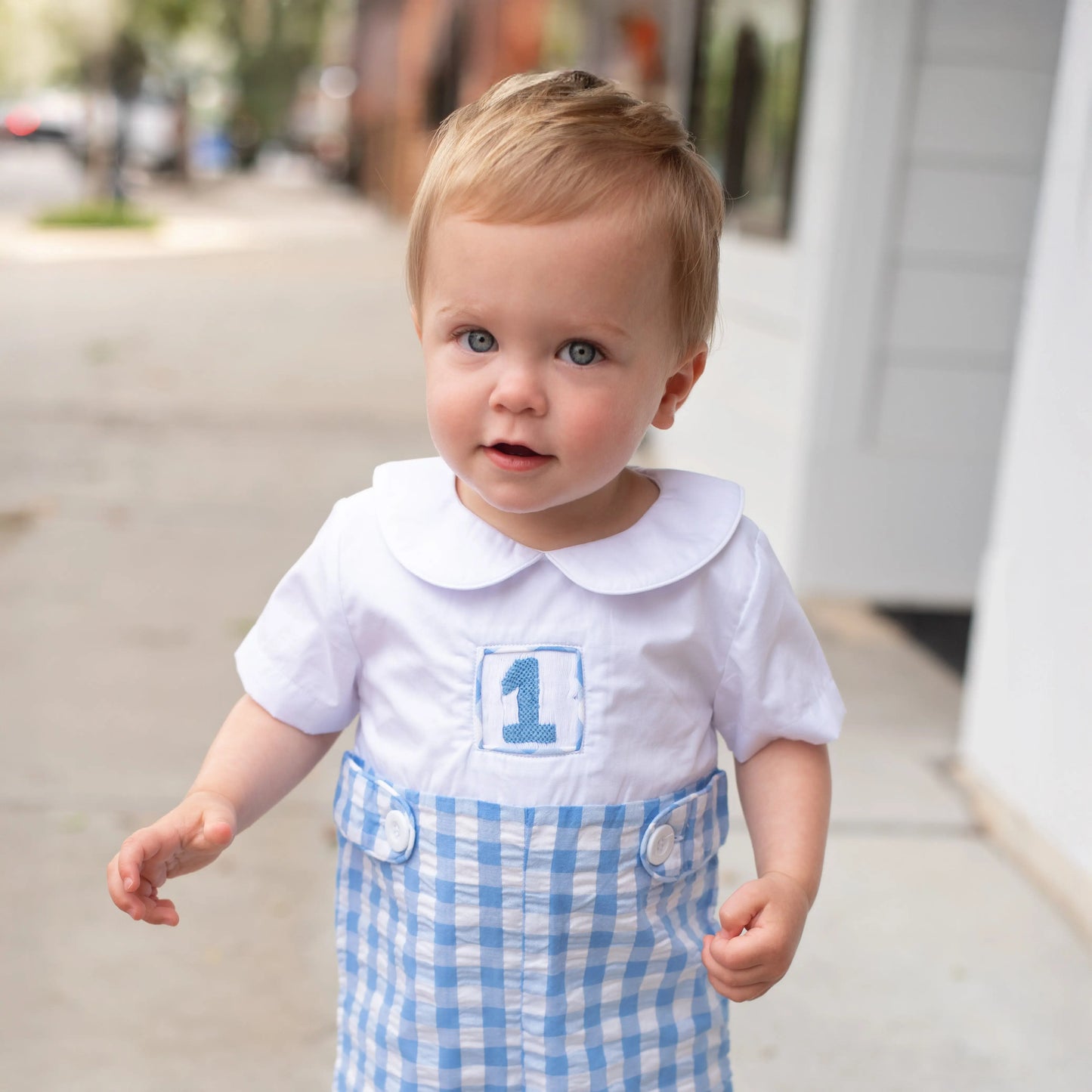 COLLARED FIRST BIRTHDAY JON JON - Latchkey