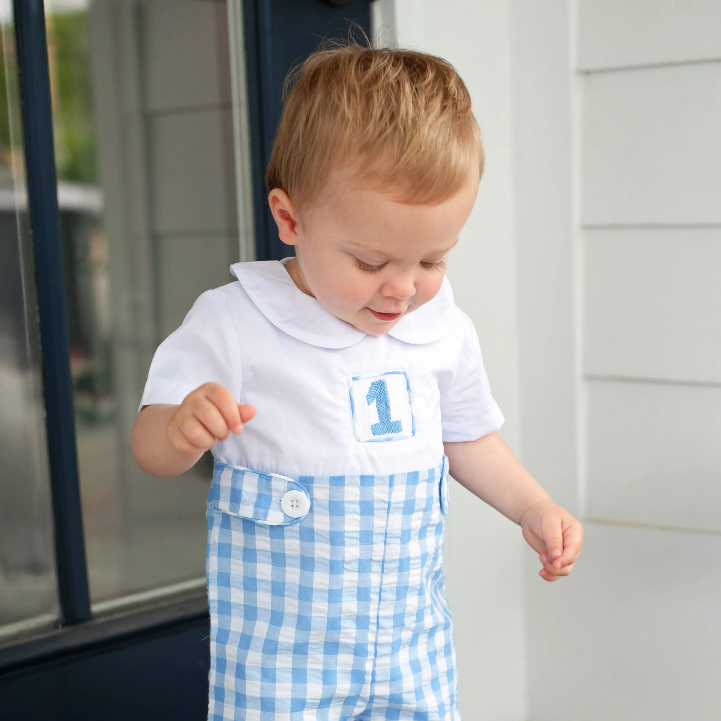 COLLARED FIRST BIRTHDAY JON JON - Latchkey