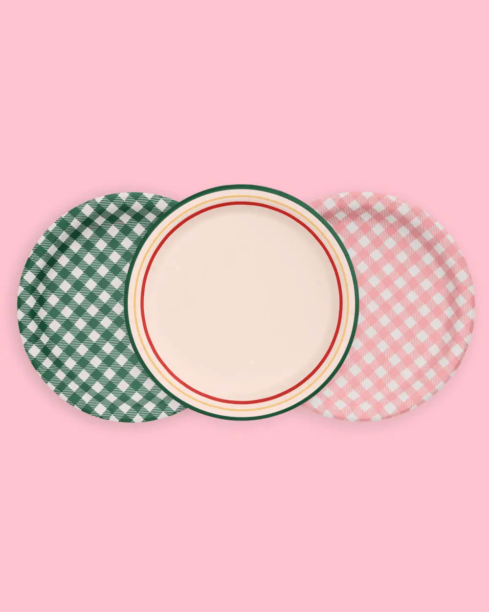 Camp Bride Plates - 24 matte paper plates xo, Fetti