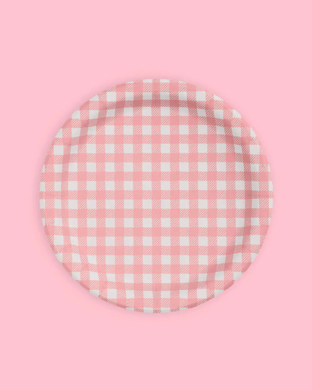 Camp Bride Plates - 24 matte paper plates xo, Fetti