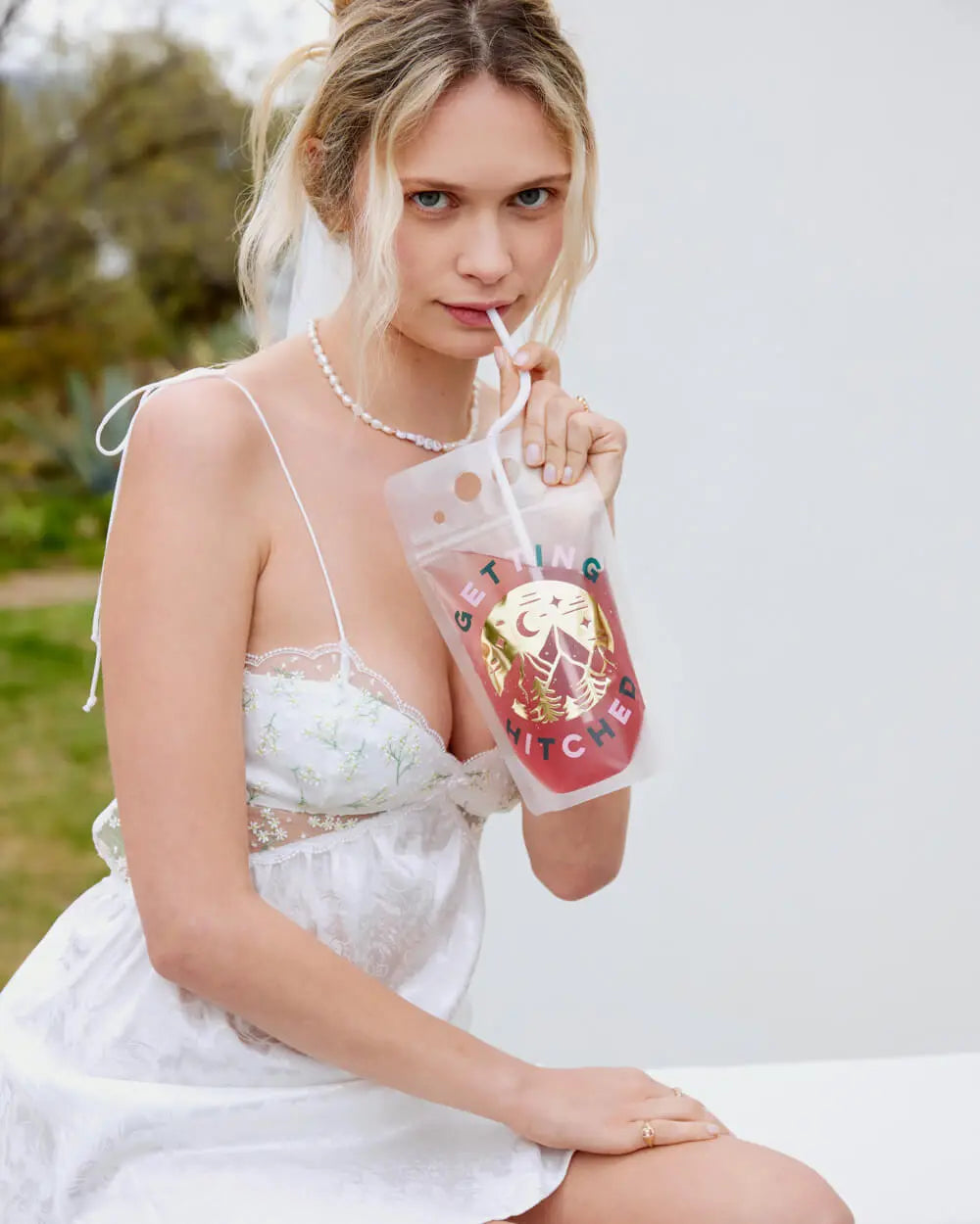 Camp Bride Sippers - 16 drink pouches xo, Fetti