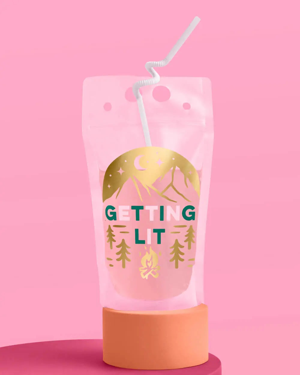 Camp Bride Sippers - 16 drink pouches xo, Fetti