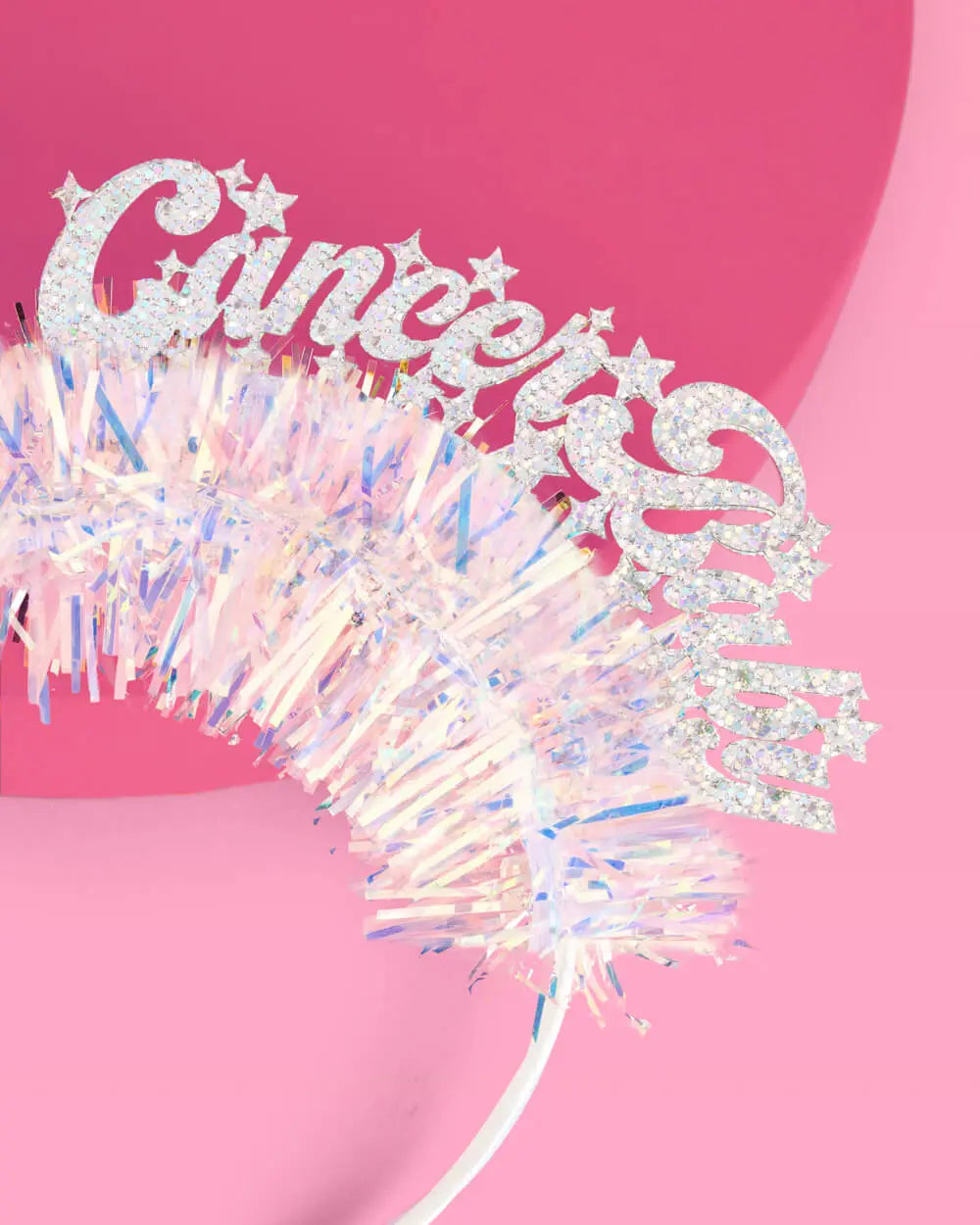 Cancer Baby Headband - fringe headband xo, Fetti