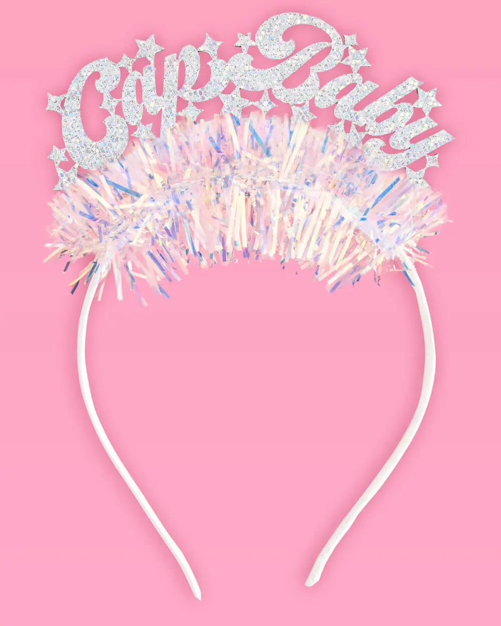 Cap Baby Headband - fringe headband xo, Fetti