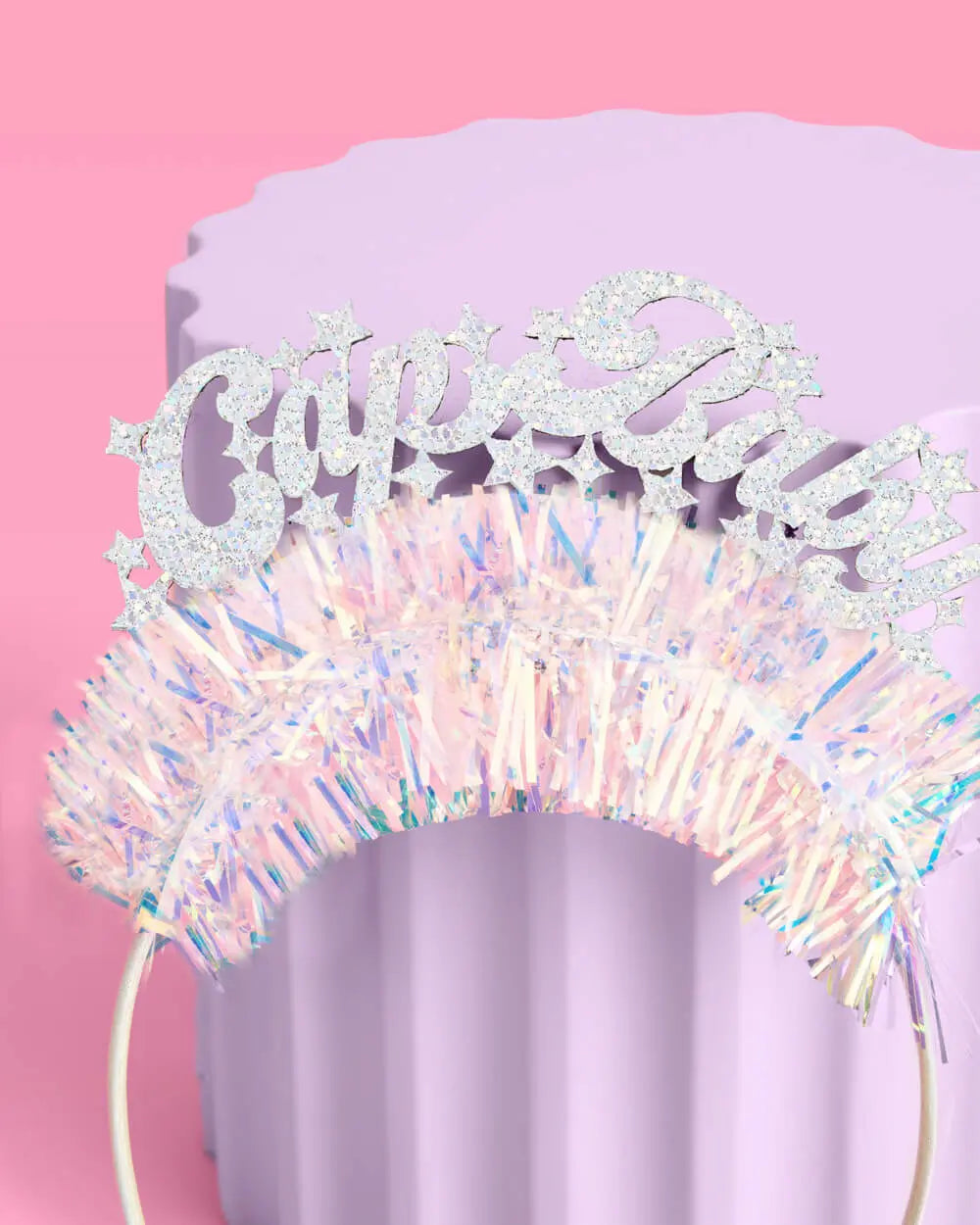 Cap Baby Headband - fringe headband xo, Fetti
