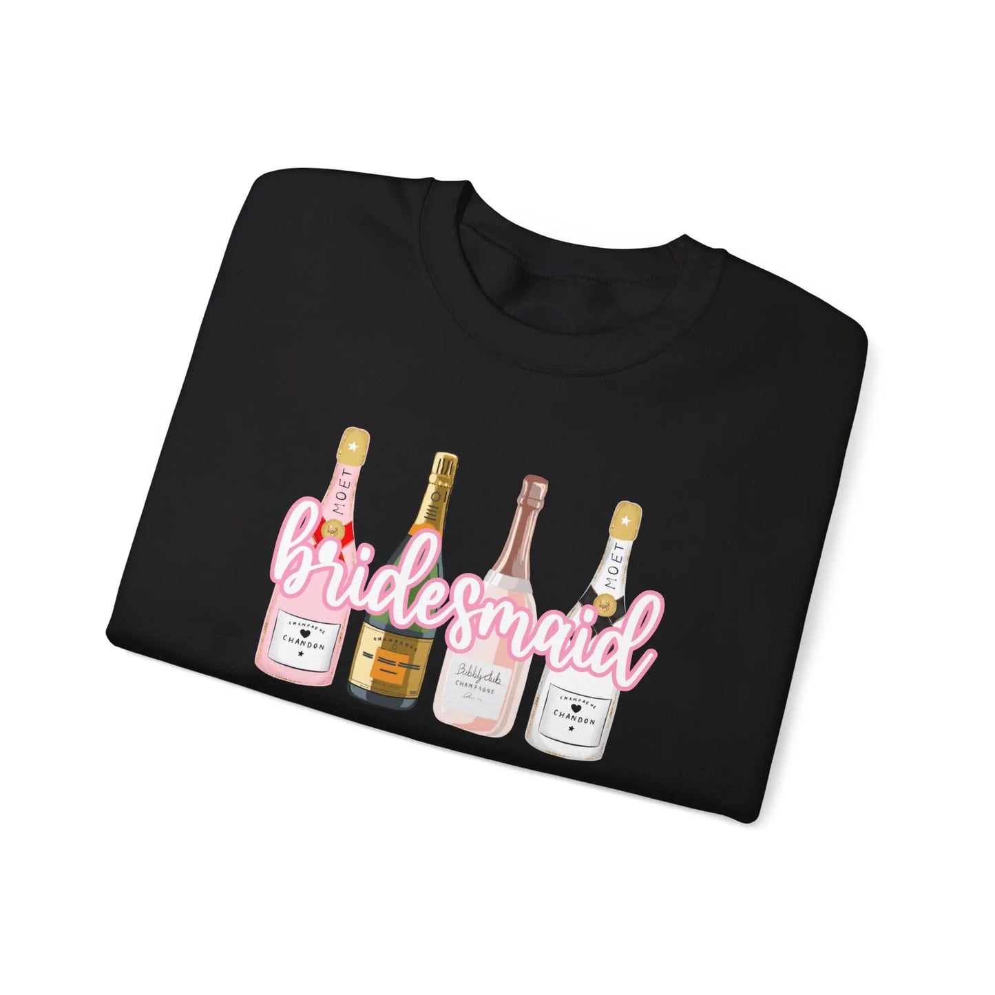 Champagne Dreams Bridal Collection - Bridesmaid Sweatshirt Printify