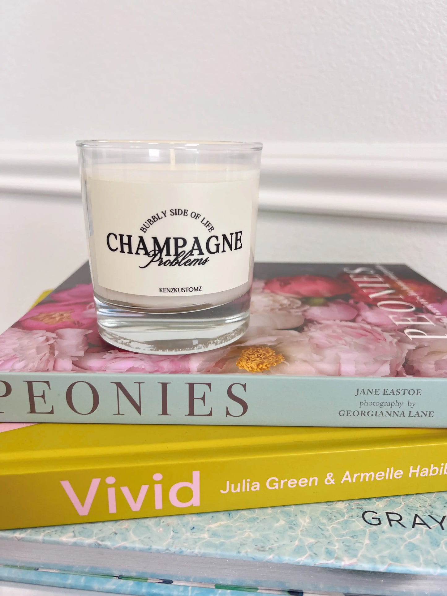 Champagne Problems Candle KenzKustomz