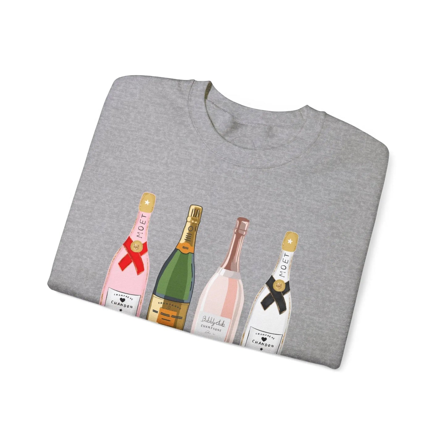 Champagne Problems Crewneck Sweatshirt Printify