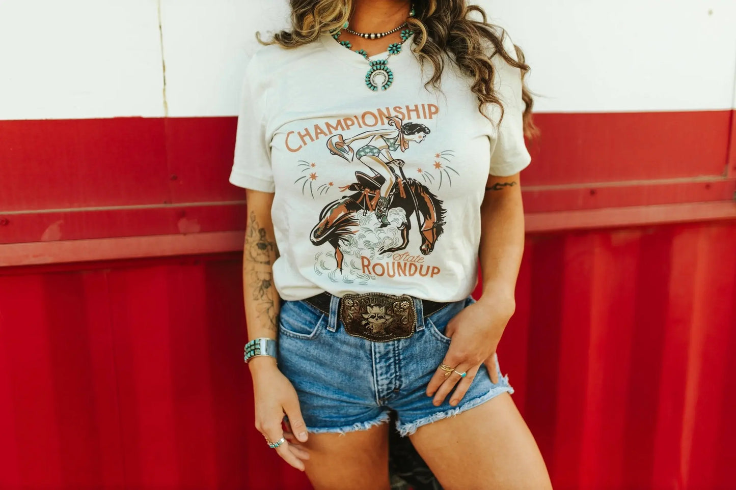 Championship State Roundup Graphic Tee Wild Junkie