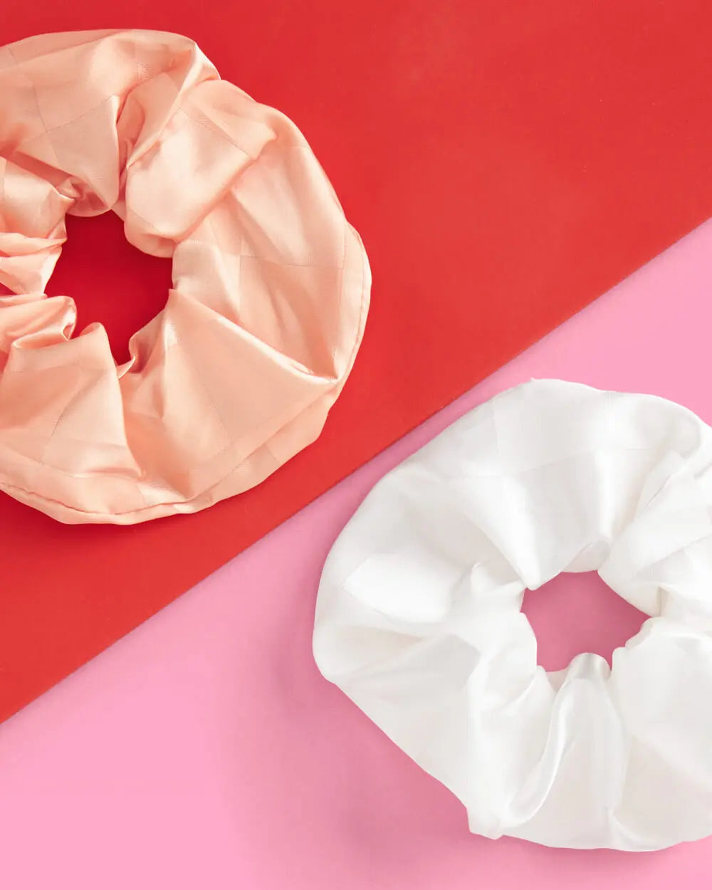 Checked Out Scrunchies - 6 silk scrunchies xo, Fetti