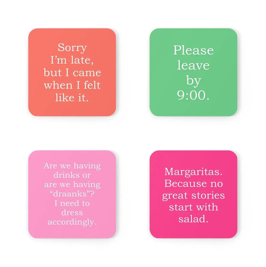 Cheeky Quotes Coaster Set CB Studio