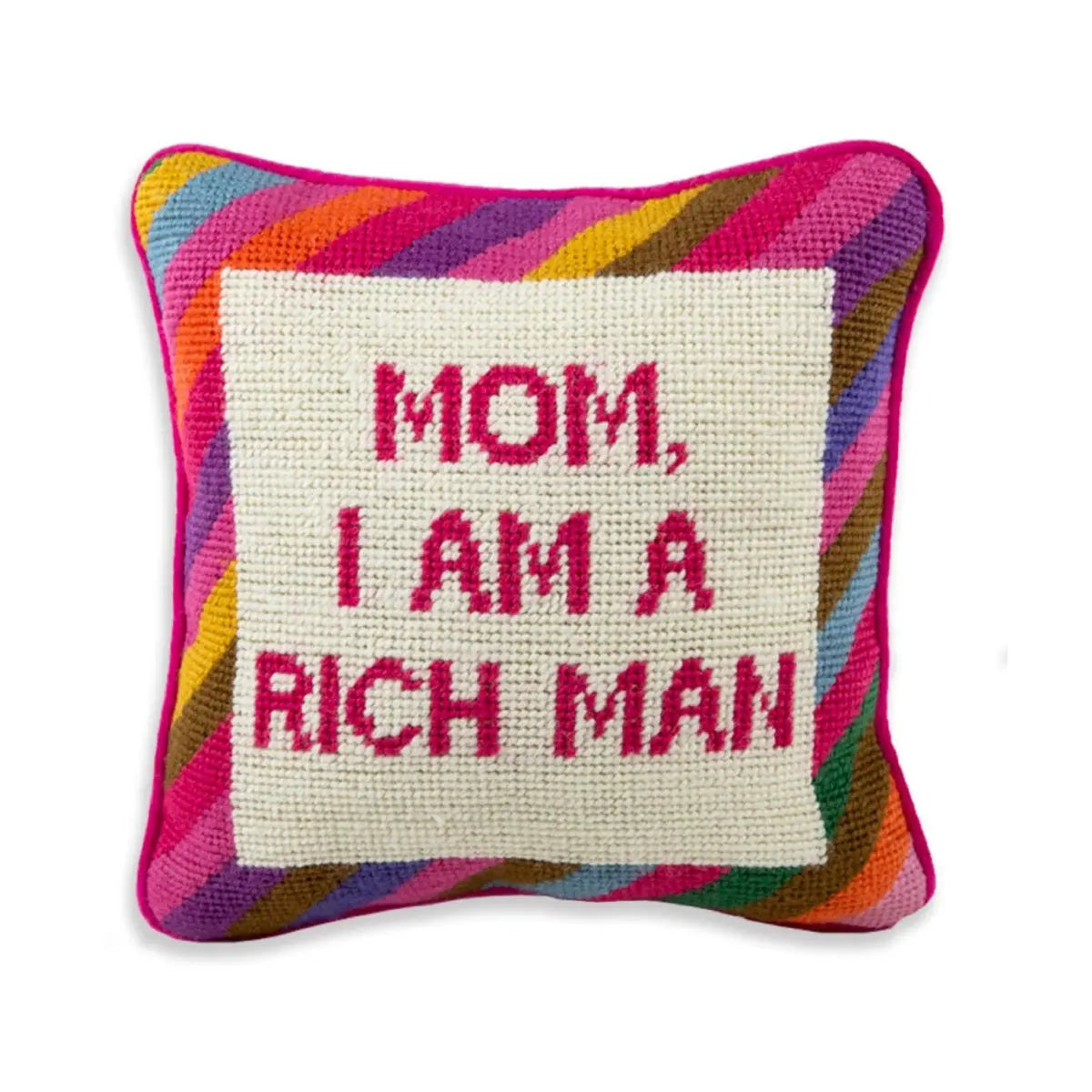 Cher Knows Best Needlepoint Pillow Furbish Studio