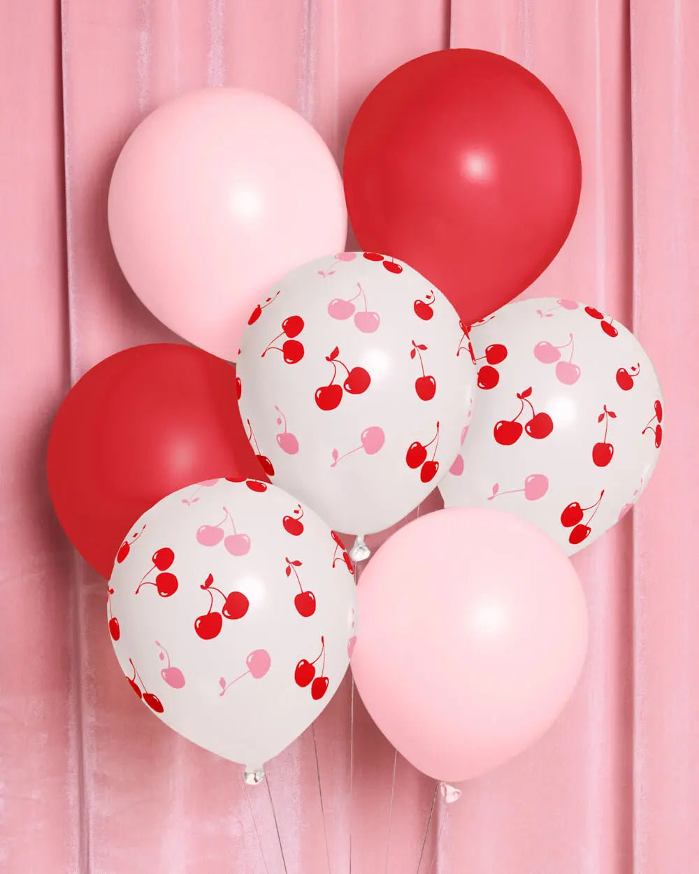 Cherry Balloon Pack - 24 latex balloons xo, Fetti