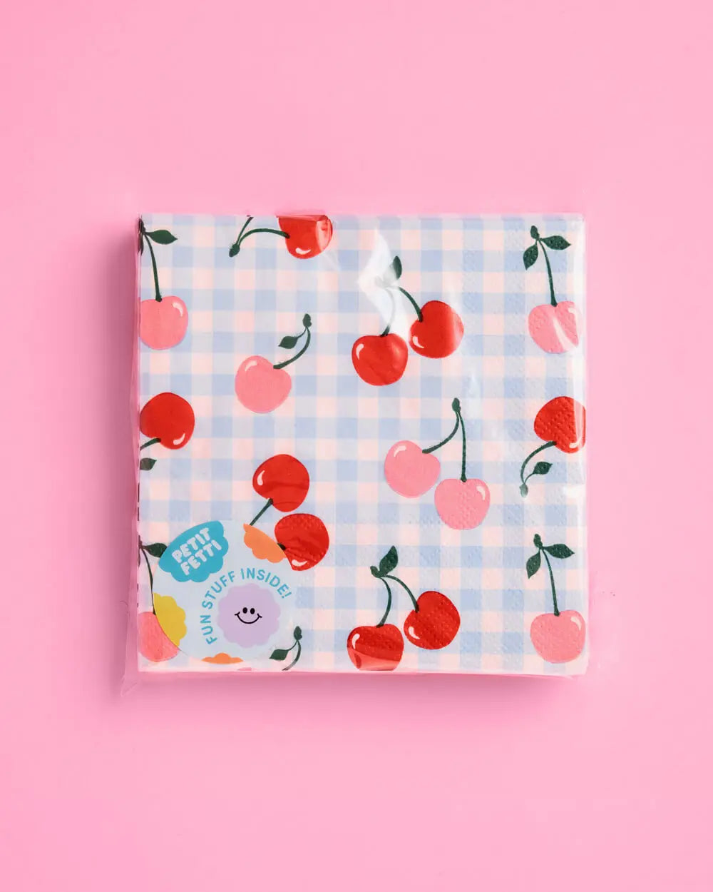 Cherry Napkins - 25 paper napkins xo, Fetti
