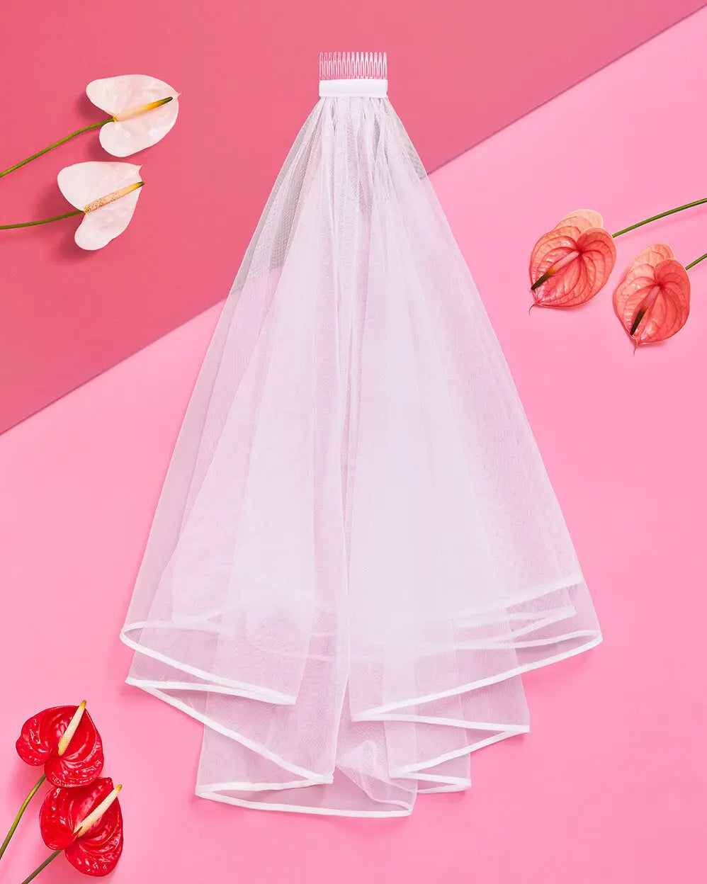 Classic Bride Veil - double layered bridal veil xo, Fetti