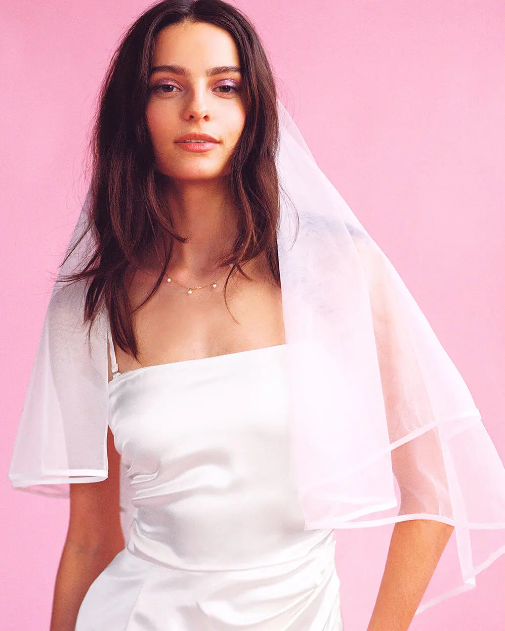 Classic Bride Veil - double layered bridal veil xo, Fetti