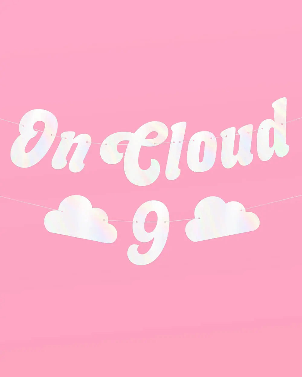 Cloud Nine Trio - tats, banner + balloons xo, Fetti