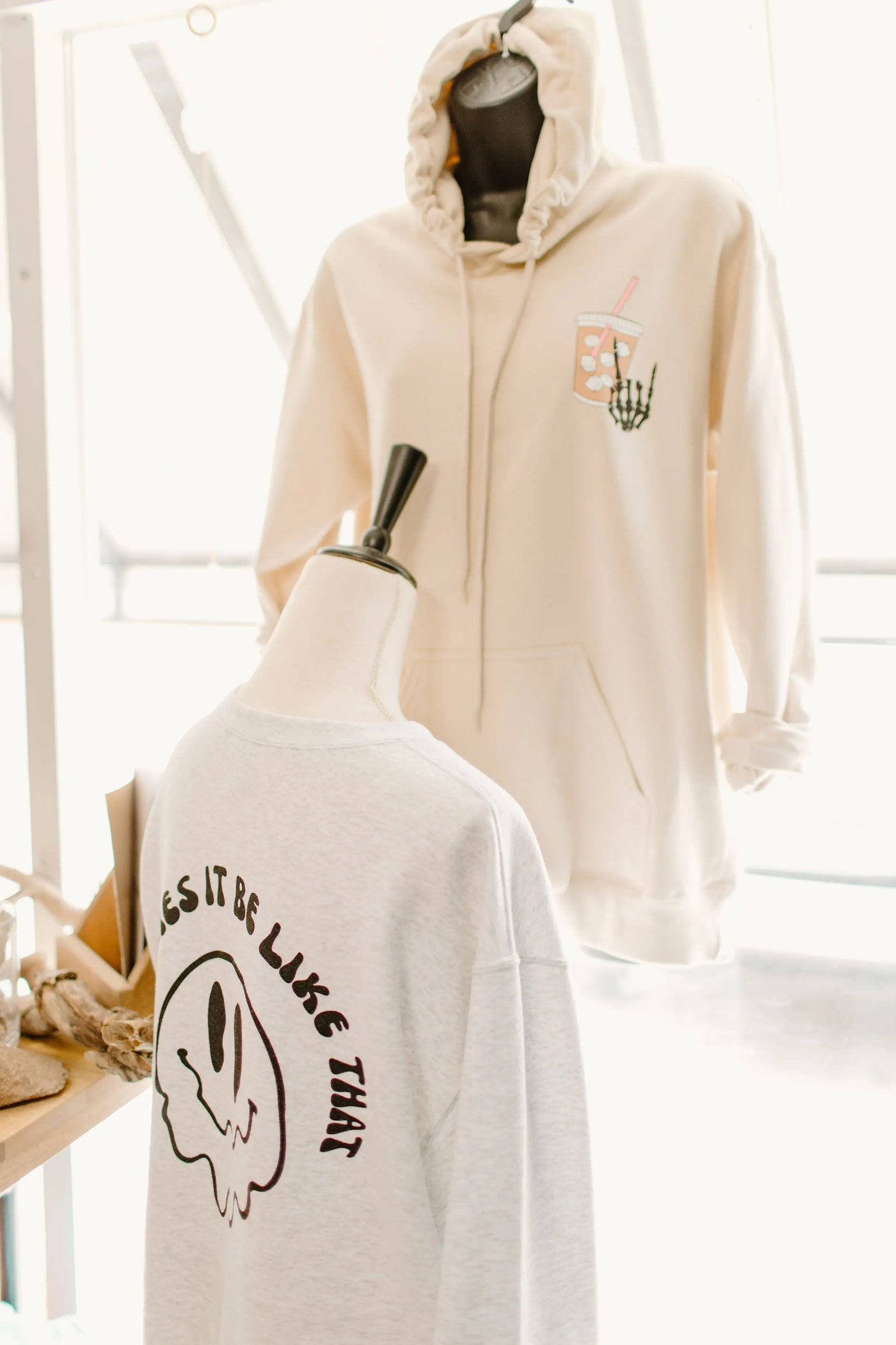 Coffee and Anxiety Graphic Sweatshirt Shop Karma Tees