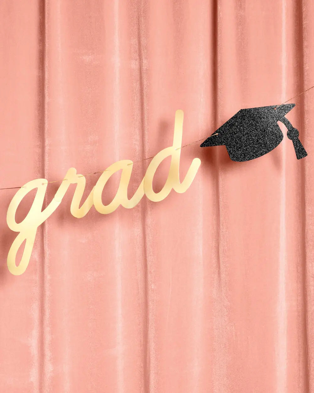 Congrats Grad Banner - two piece banner xo, Fetti