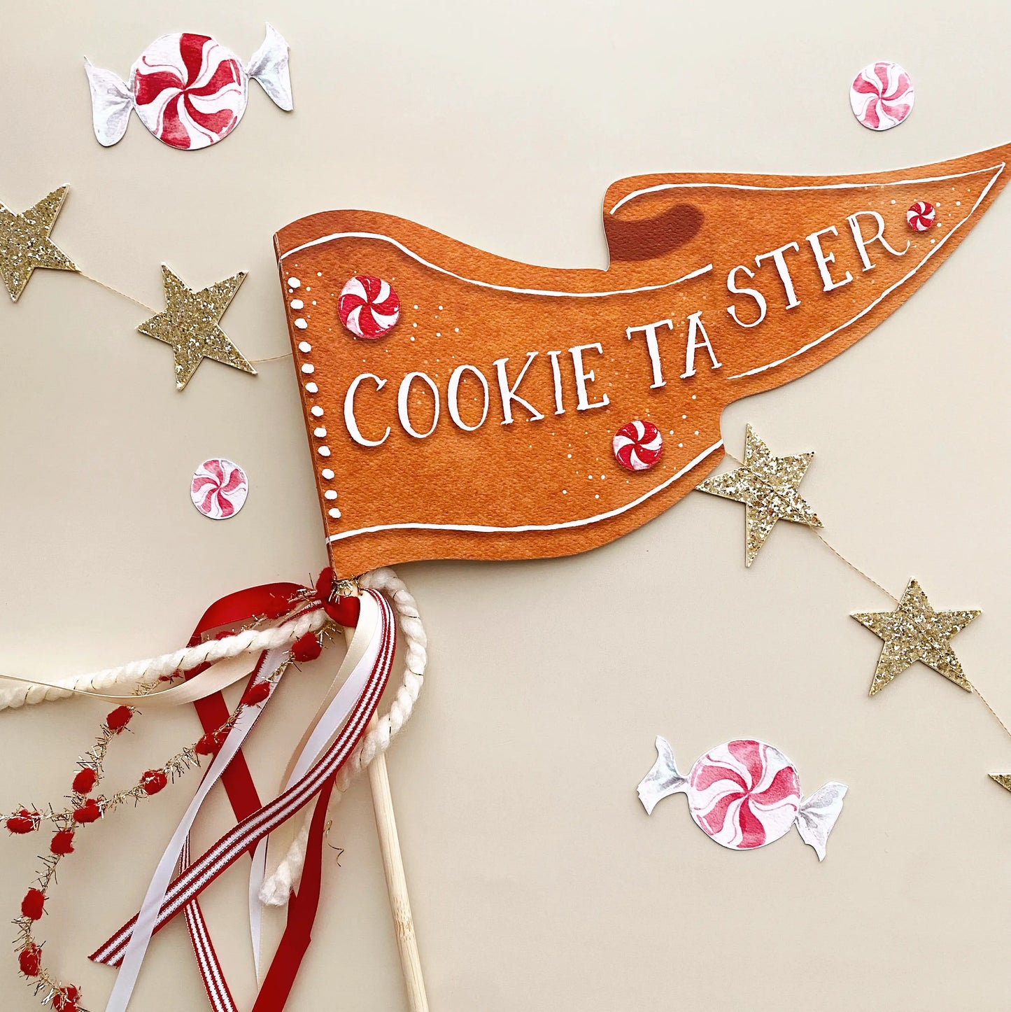 Cookie Taster Party Pennant Cami Monet
