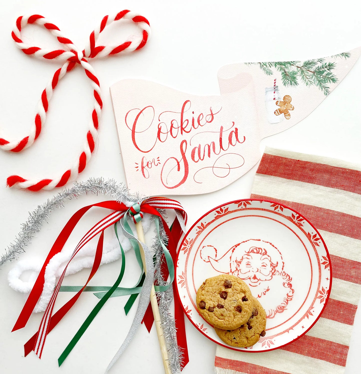 Cookies for Santa Party Pennant Cami Monet