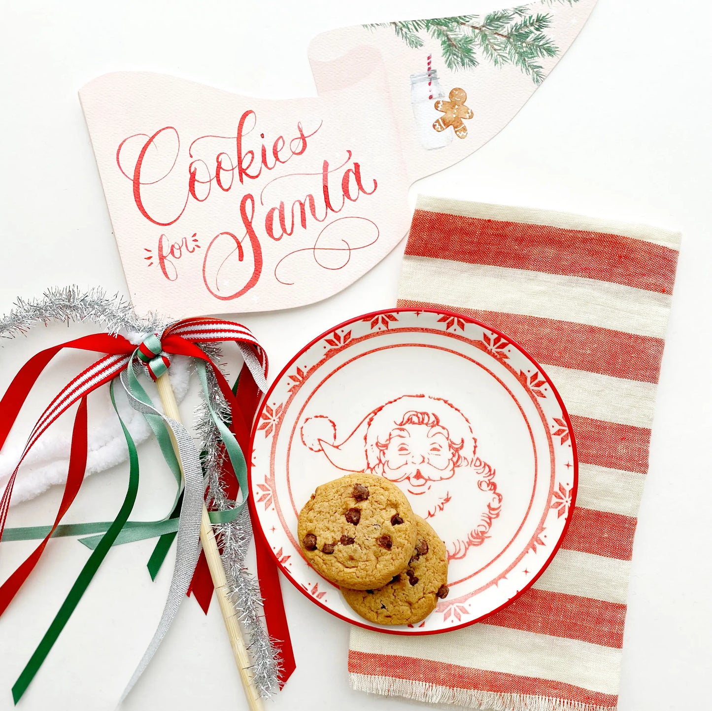 Cookies for Santa Party Pennant Cami Monet