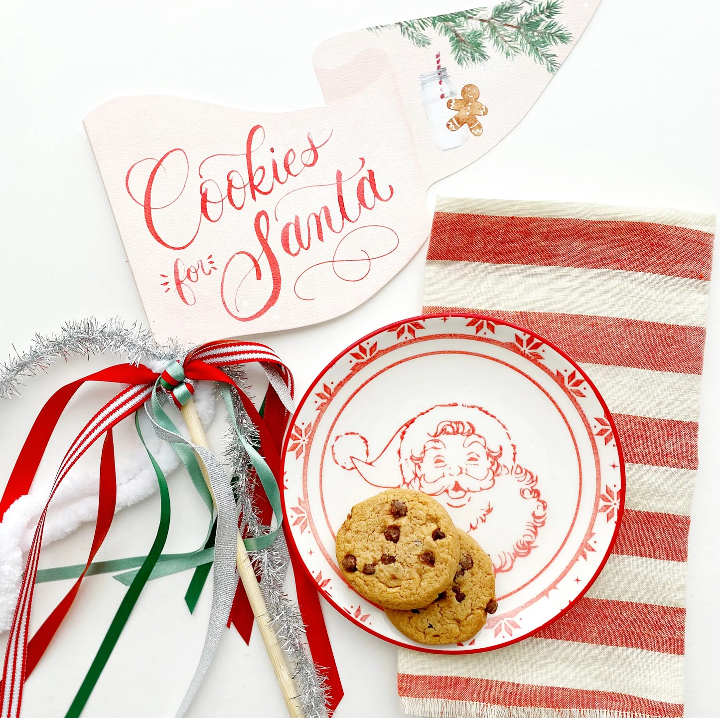 Cookies for Santa Party Pennant Cami Monet