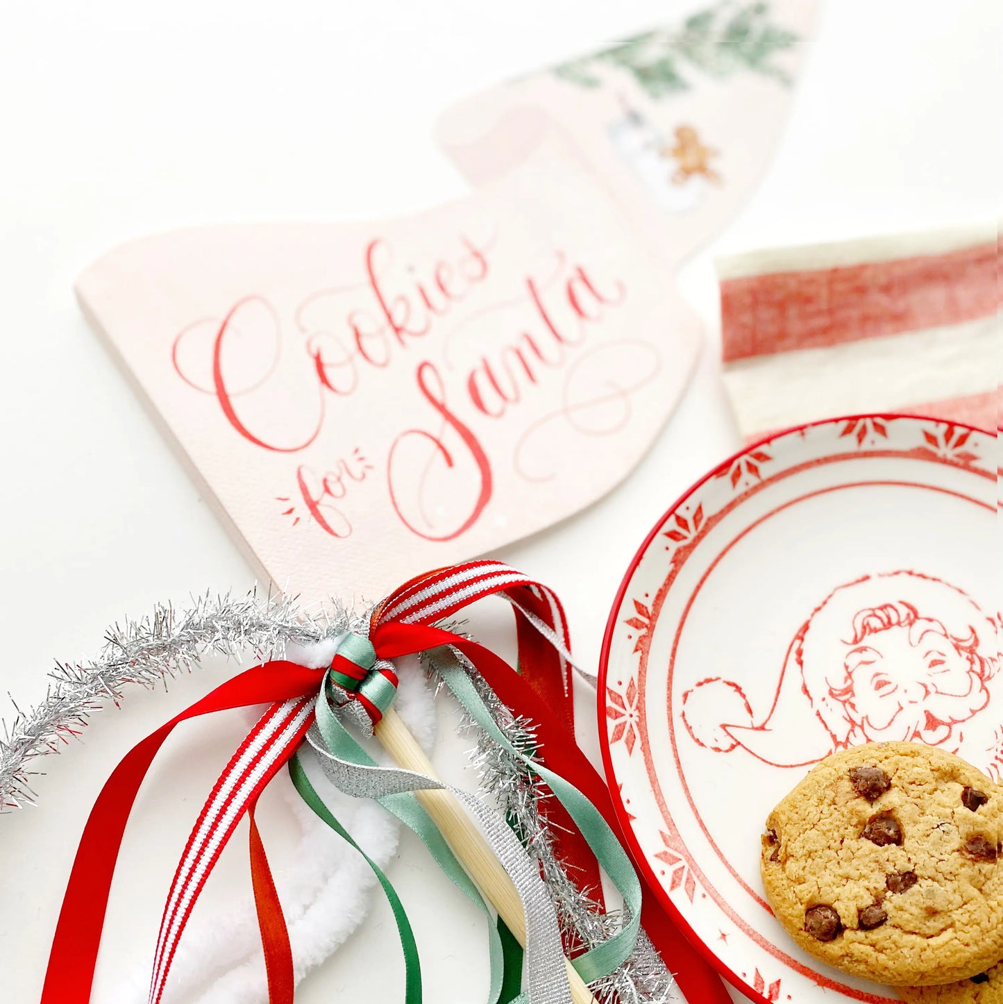 Cookies for Santa Party Pennant Cami Monet