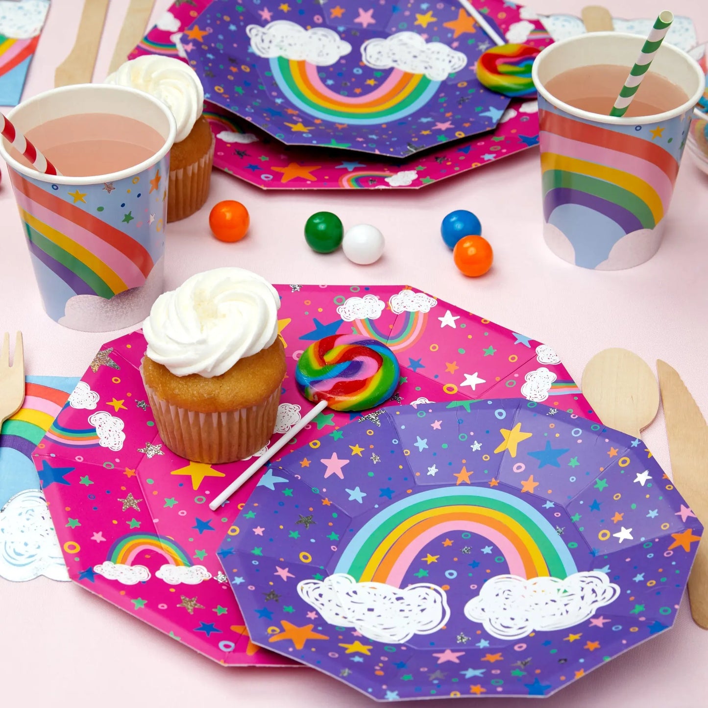 Coterie x Sparkella Rainbow Small Plates (10 per pack) Coterie