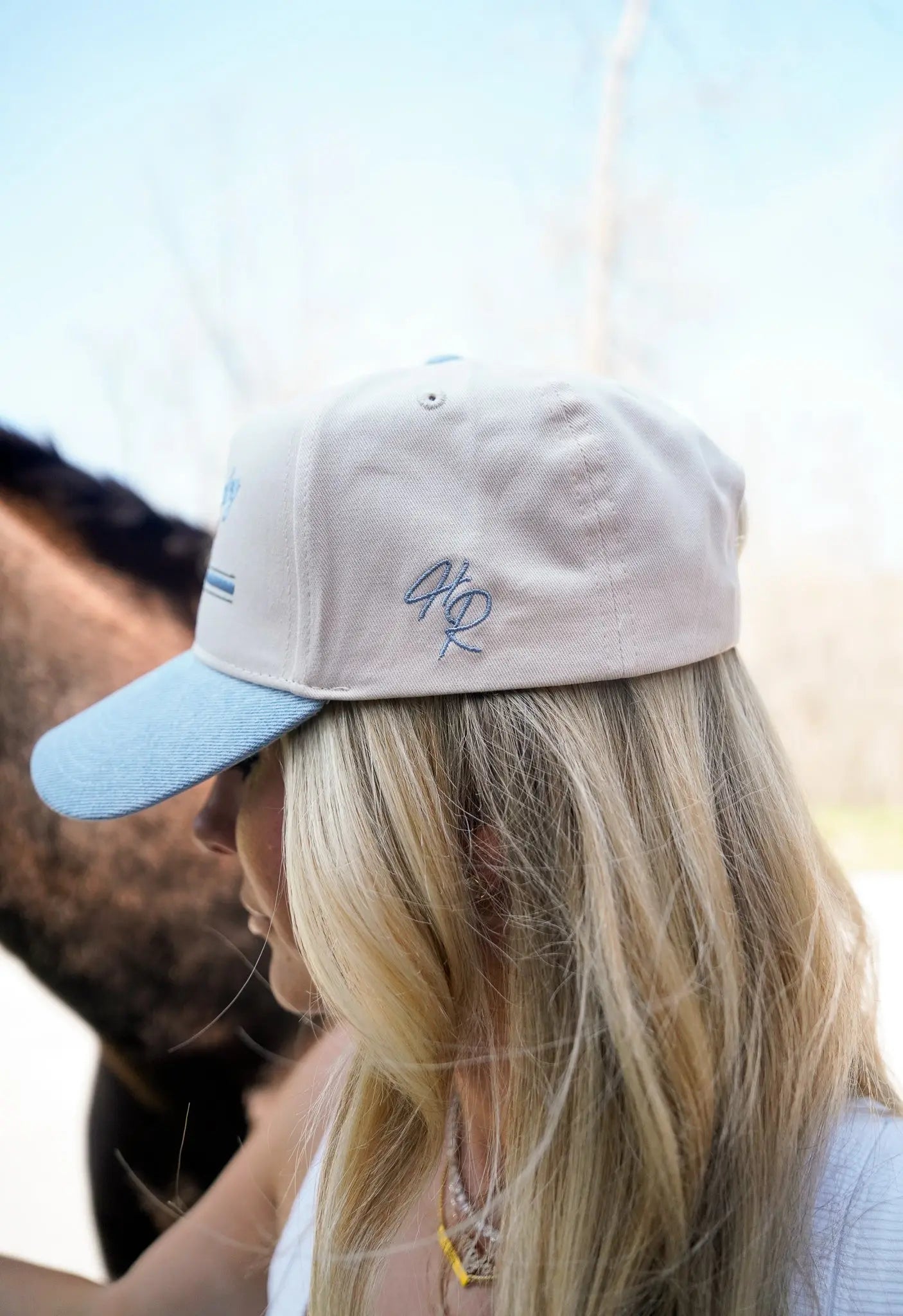 Cowboy Country Club - Denim Vintage Trucker Hat KenzKustomz