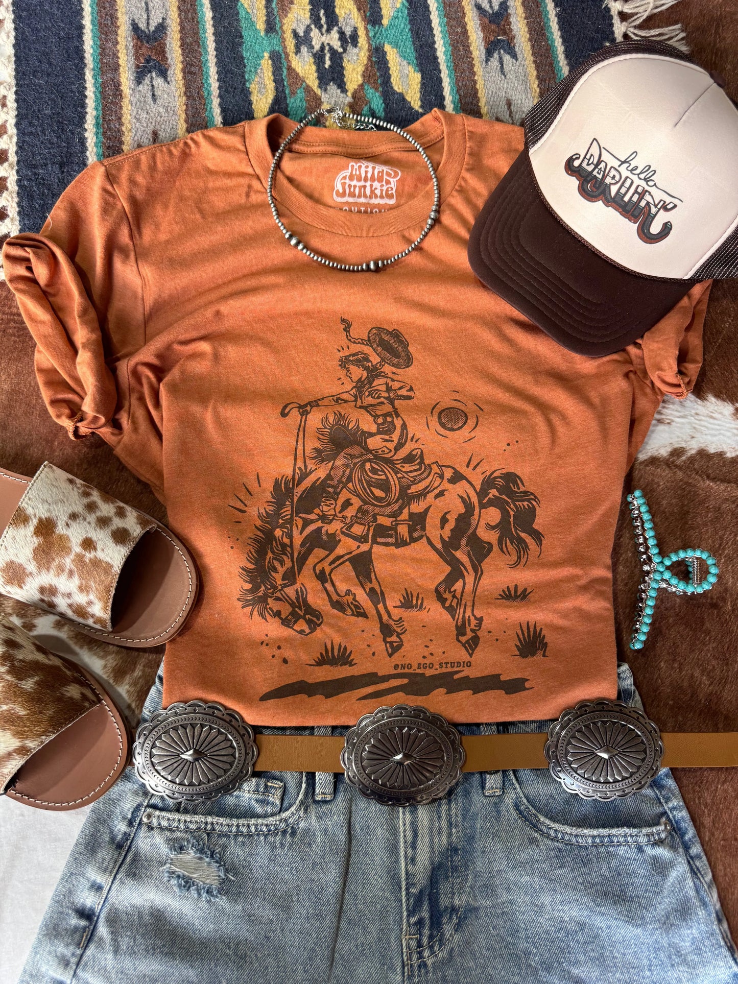Cowgirl Rider Graphic Tee Wild Junkie